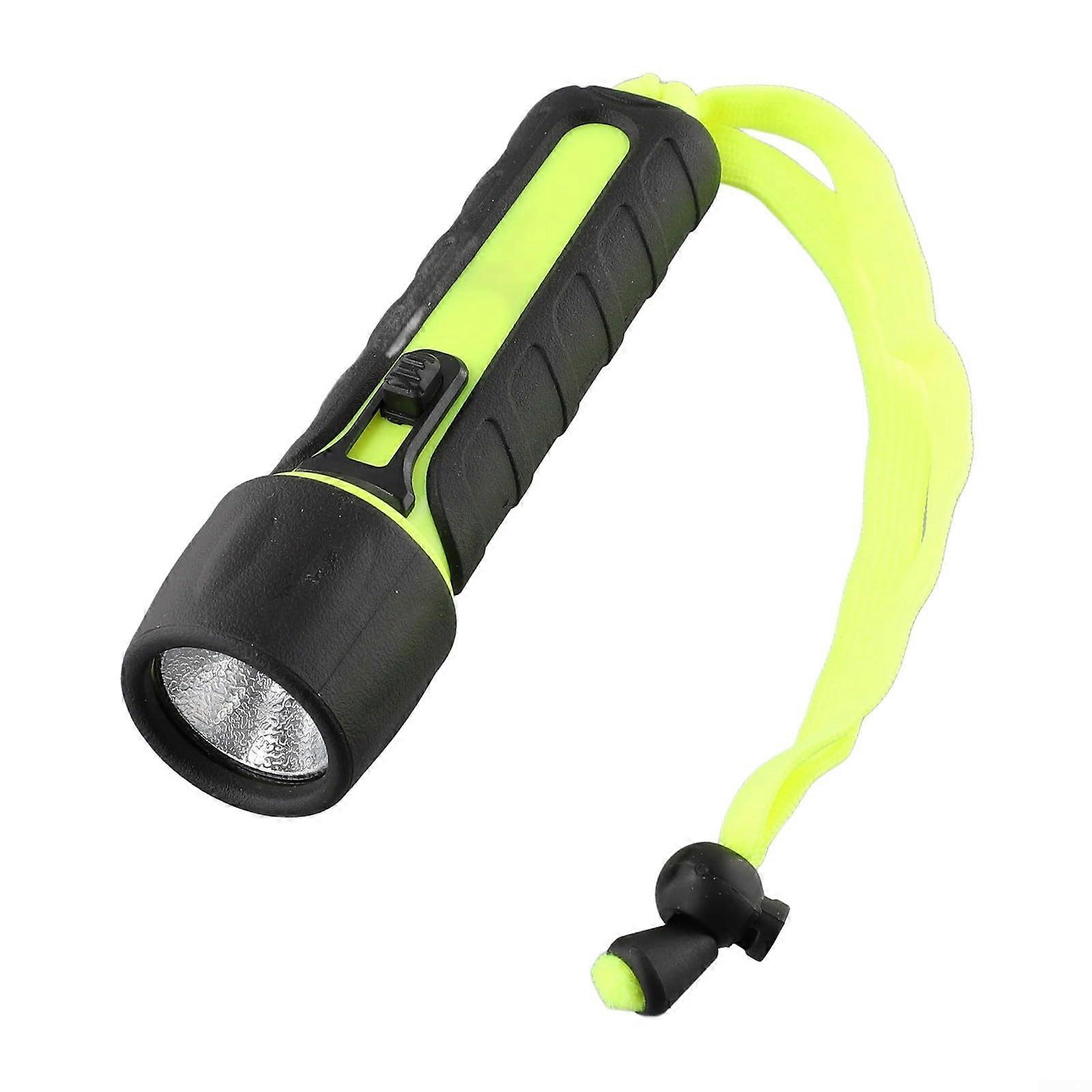 Bright LED Flashlight, 8000LM Underwater Flashlight, for Camping, Hunting, Neon Green, 50M Ref: 4434
