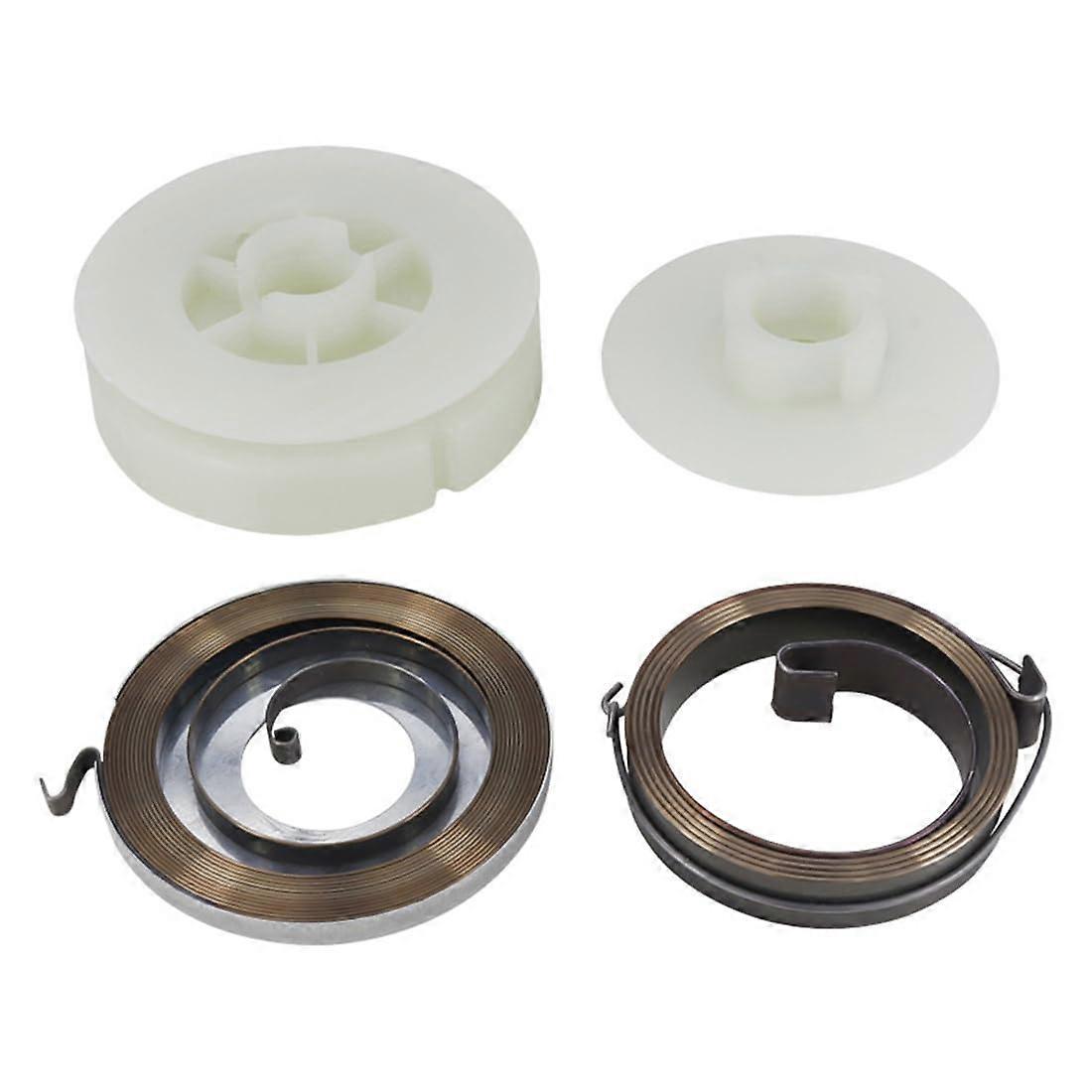 Electric Chainsaw Easy Pulley Replacement Part with 2 Springs for 4500 5200 5800 45Cc 52Cc 58Cc Models