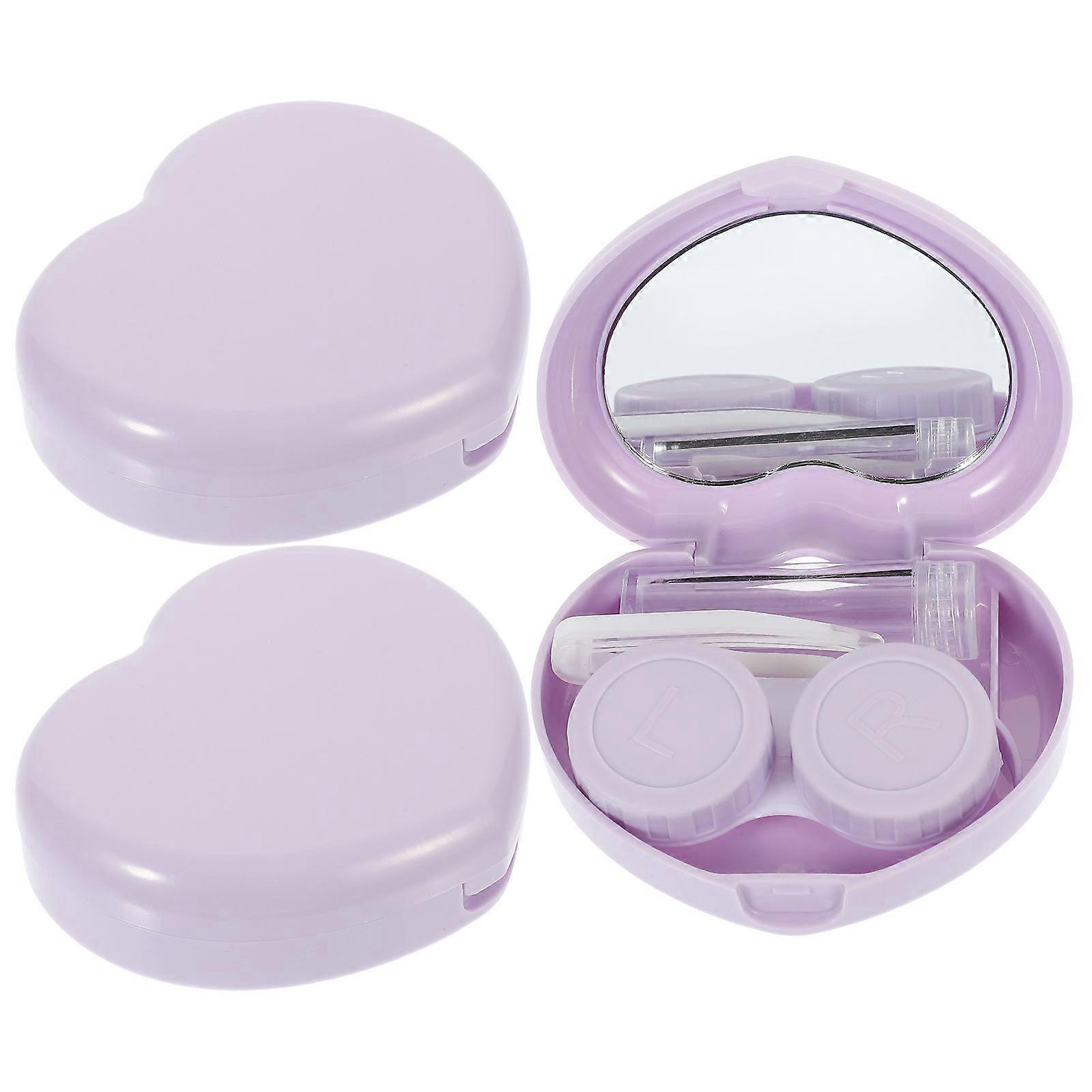 Travel Lens Case With Mirror Keeps Lens Users 3 Sets