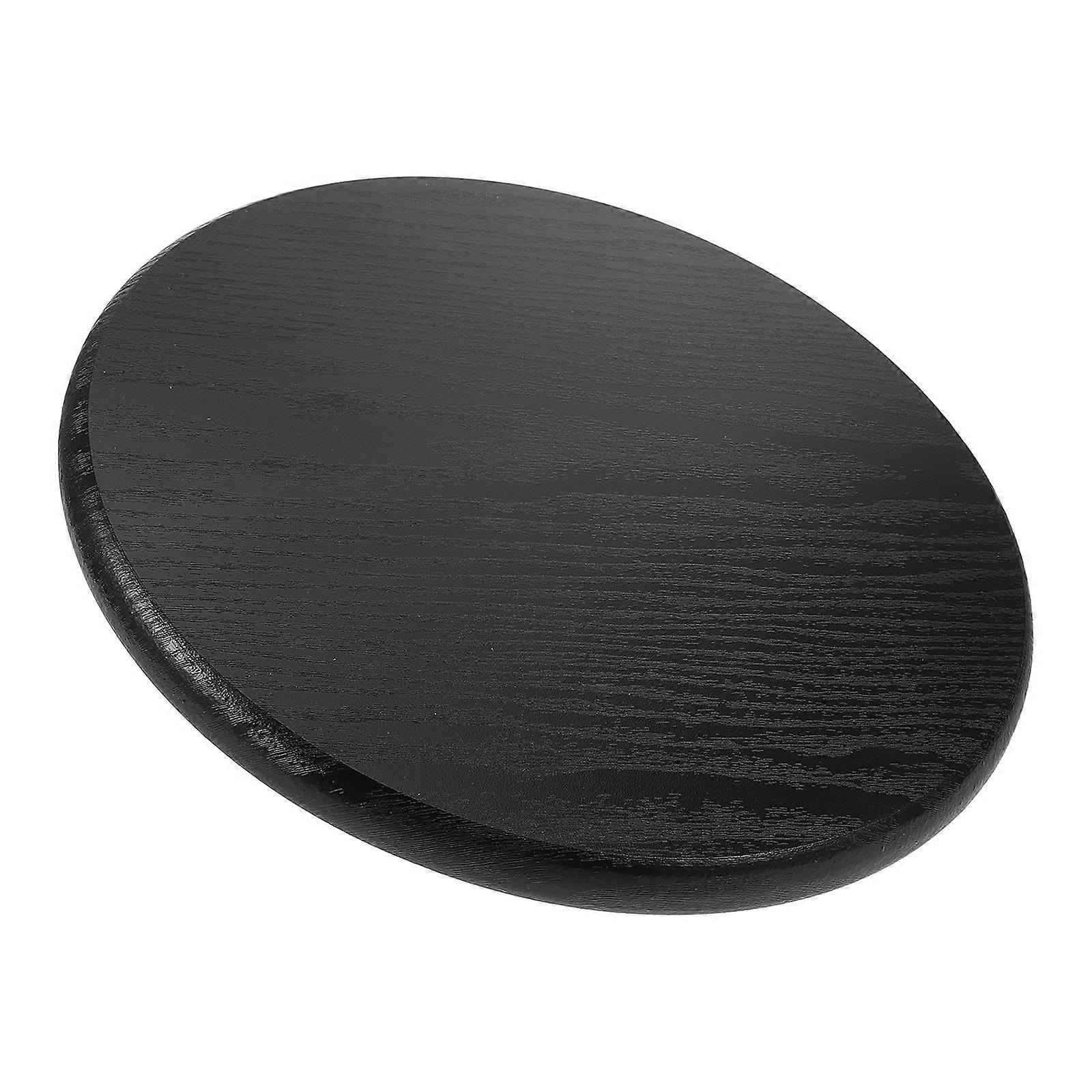 Bar Stool Accessory Wooden Round Seat Replacement for Stool Black