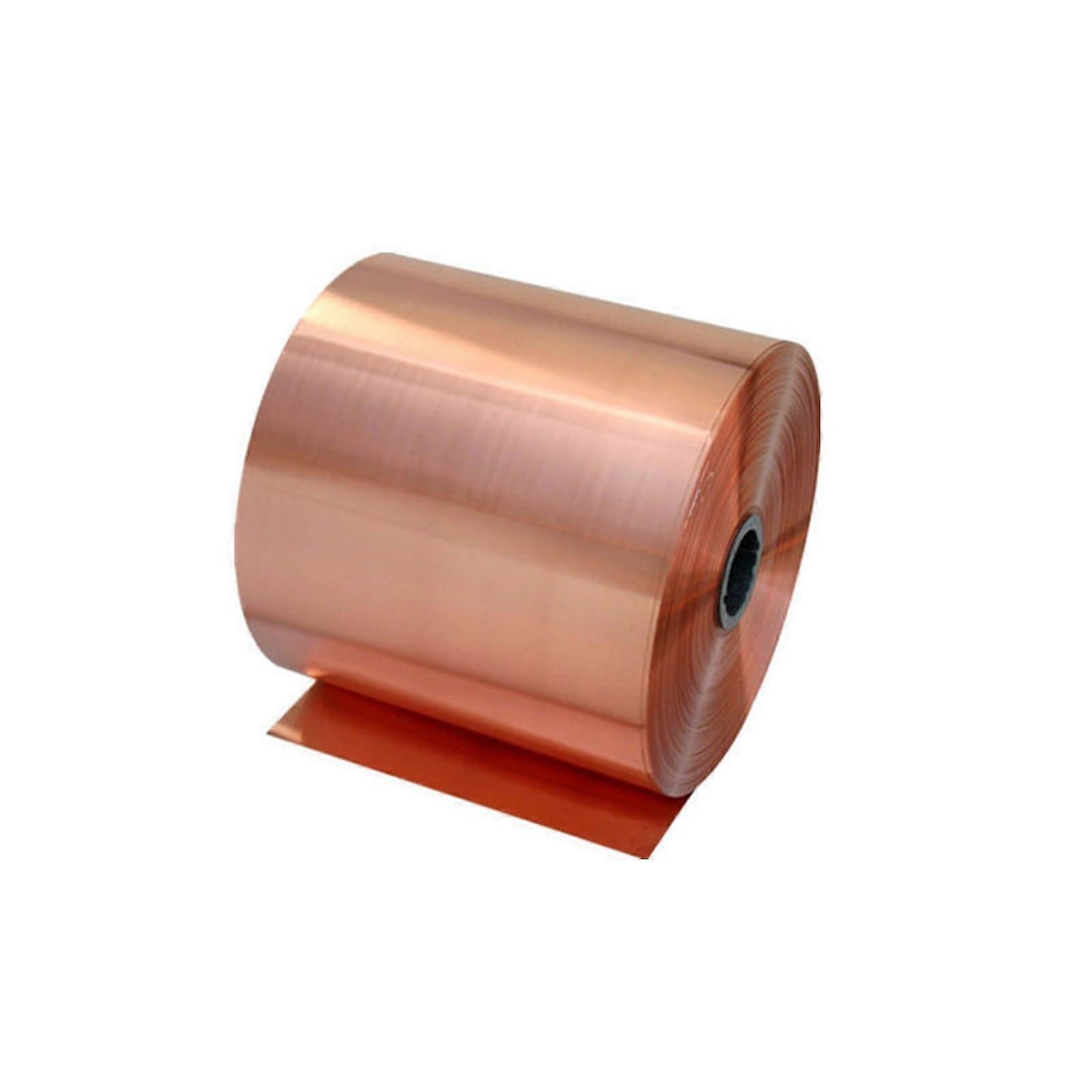 1 piece of 1 m long copper sheet, strip made of 99.5% pure copper, widely used in crafts, DIY, industry, building materials (Size: 0.05x50x1000).