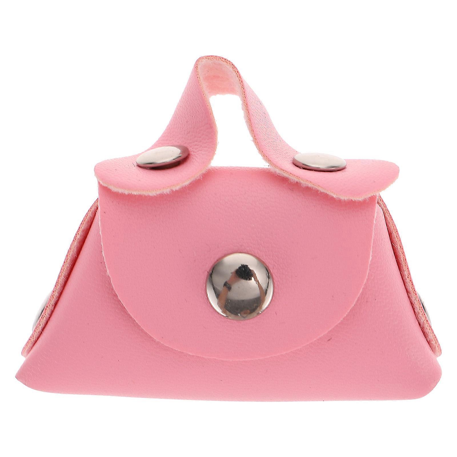 Blue Mini Handbag Toy for Decoration Made of Synthetic Material Perfect for Pretend Play and