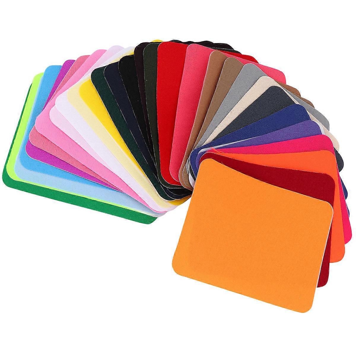 Clothes Patch Iron-On Patches Rectangular For Jeans Bags Arts Craft Projects Colored Rectangle 12x9 5Cm 1Set