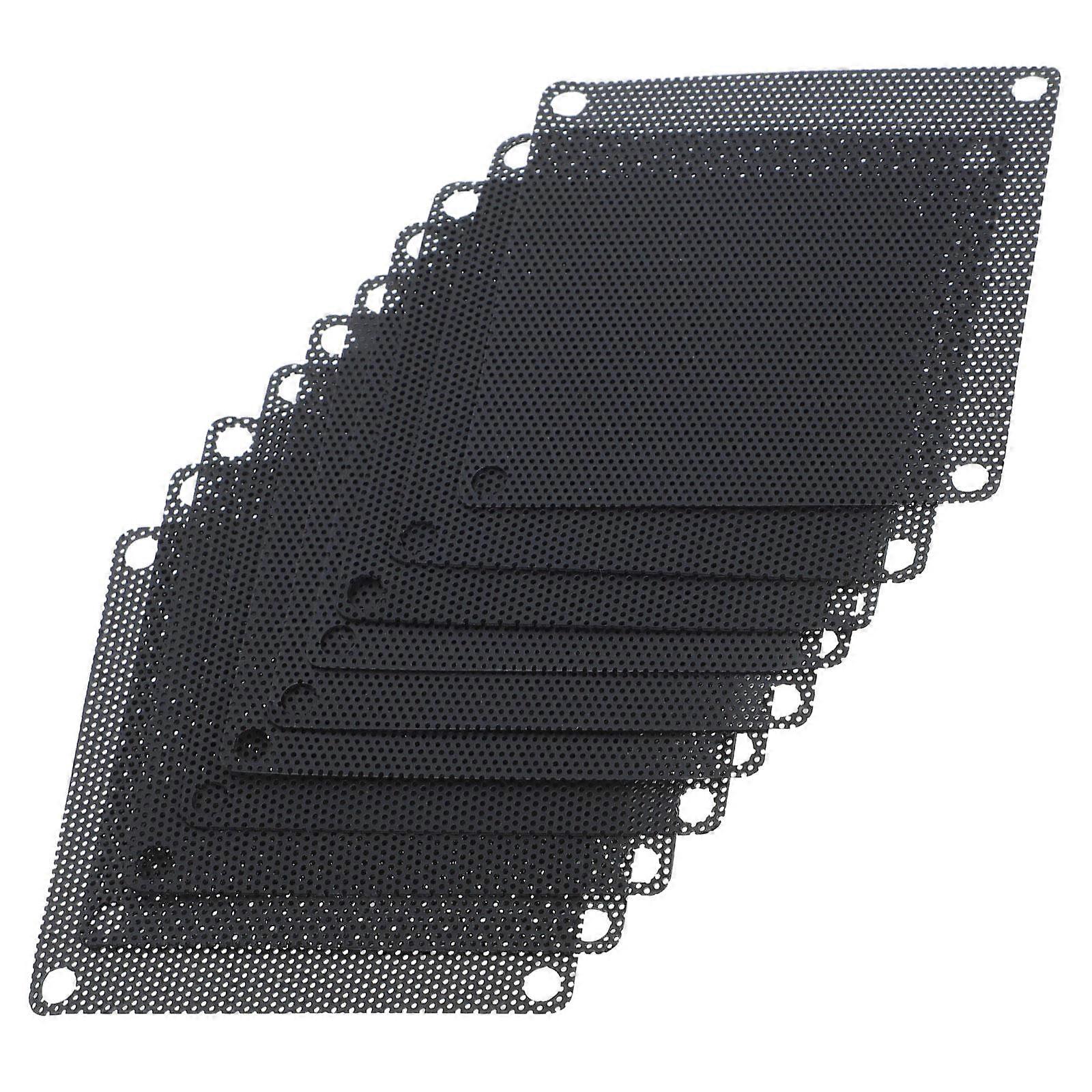 Filter Mesh Electronic Parts Cleaning PVC Material Chassis Fan 6cm 10Pcs