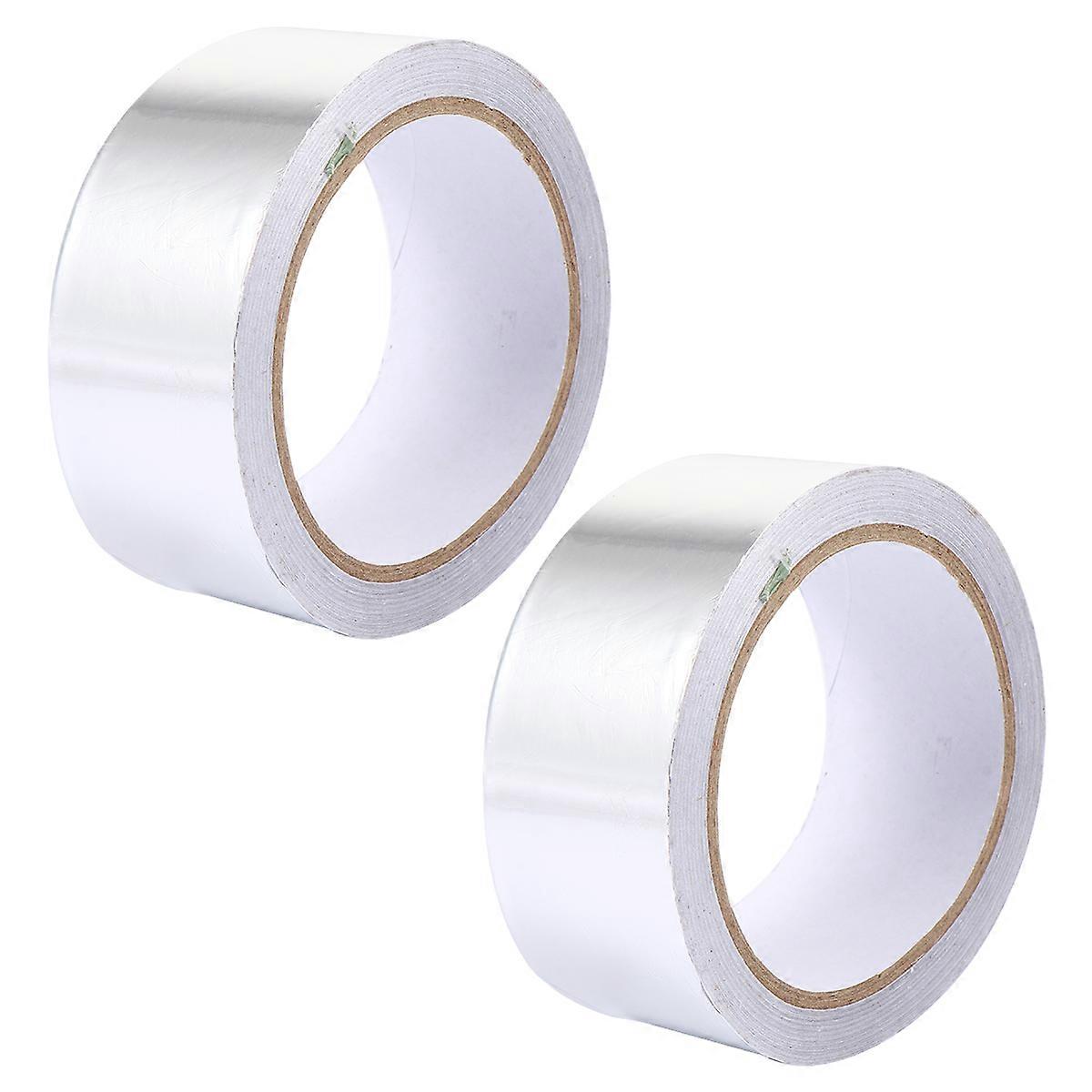 Aluminum Foil Tape for Insulation Silver Color 2Pcs
