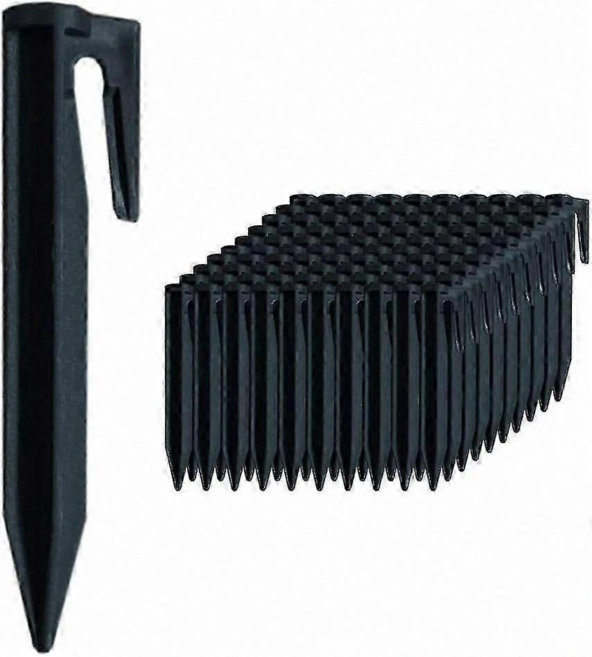 100-Pack Garden Ground Anchors for Wire and Weed Cloth Fixing