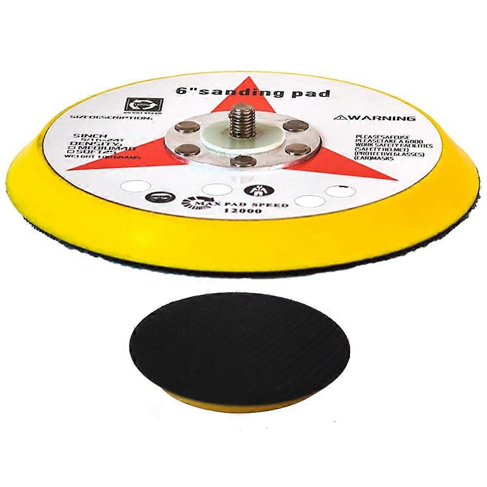 Backing Pad 5/1624 with Velcro Polishing Pad for Eccentric Polishing Machine with Hub 5/16 Inch (150 mm) 150mm