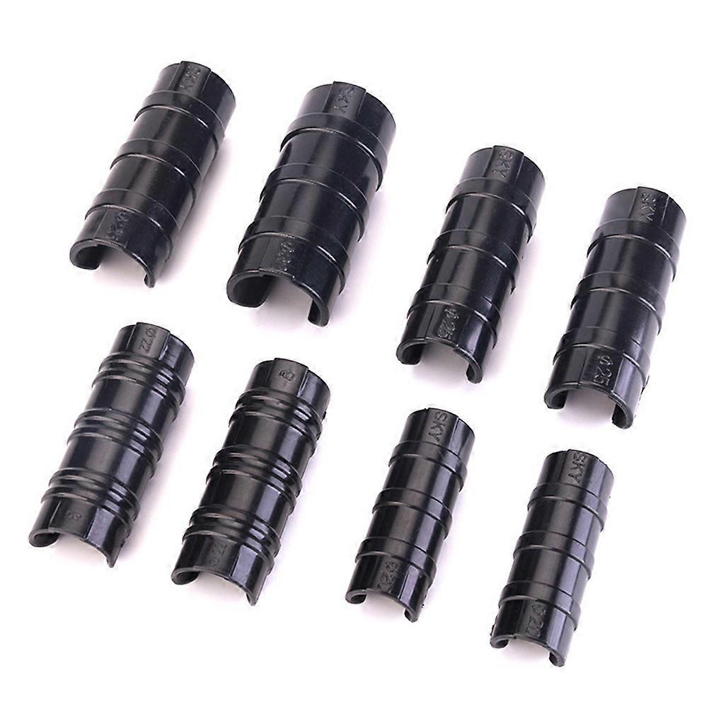 Plastic Clamps Temperature Resistance Banner Frame Black 10Set