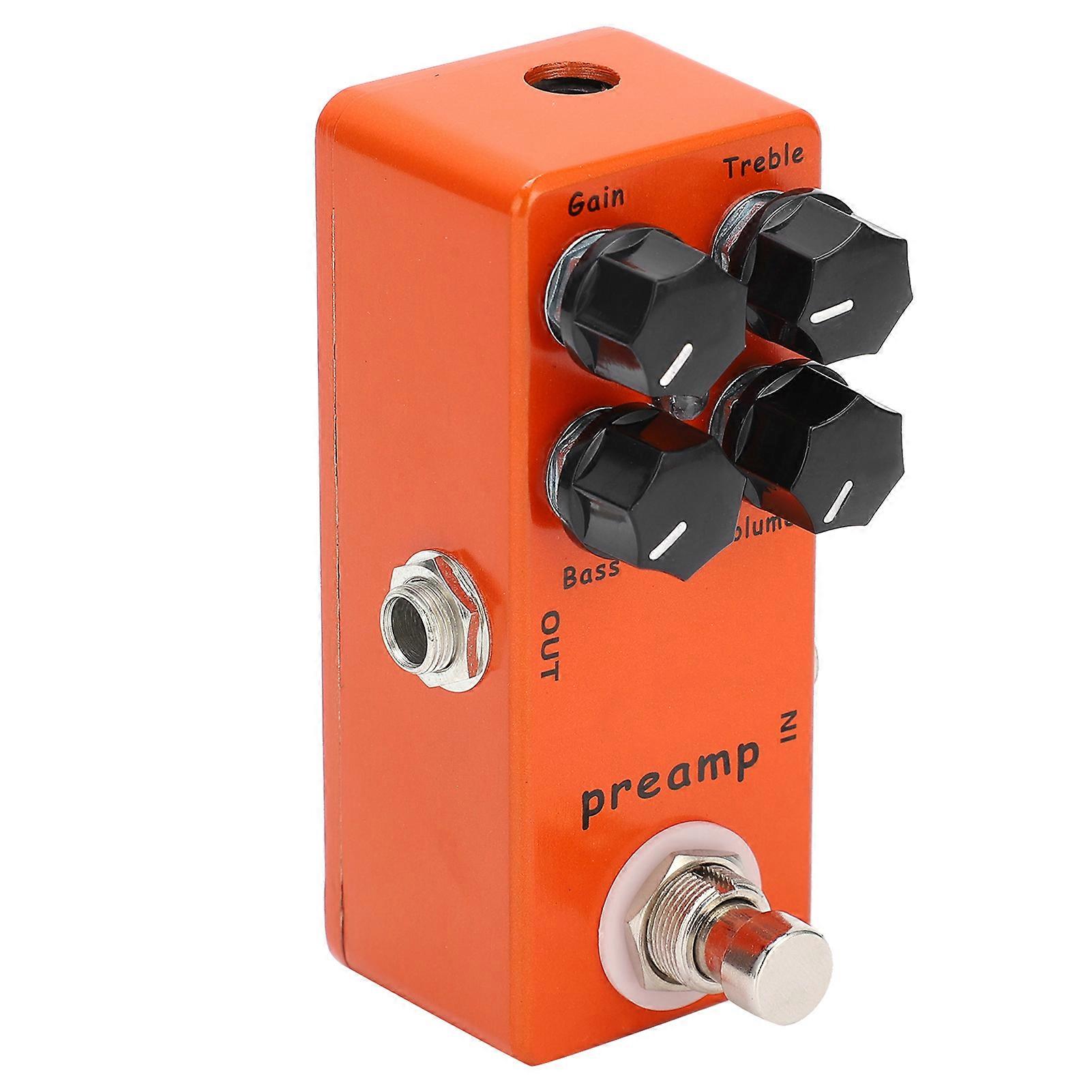 Preamp Guitar Effect Pedal Override B Box True Bypass Instrument Accessory for Electric