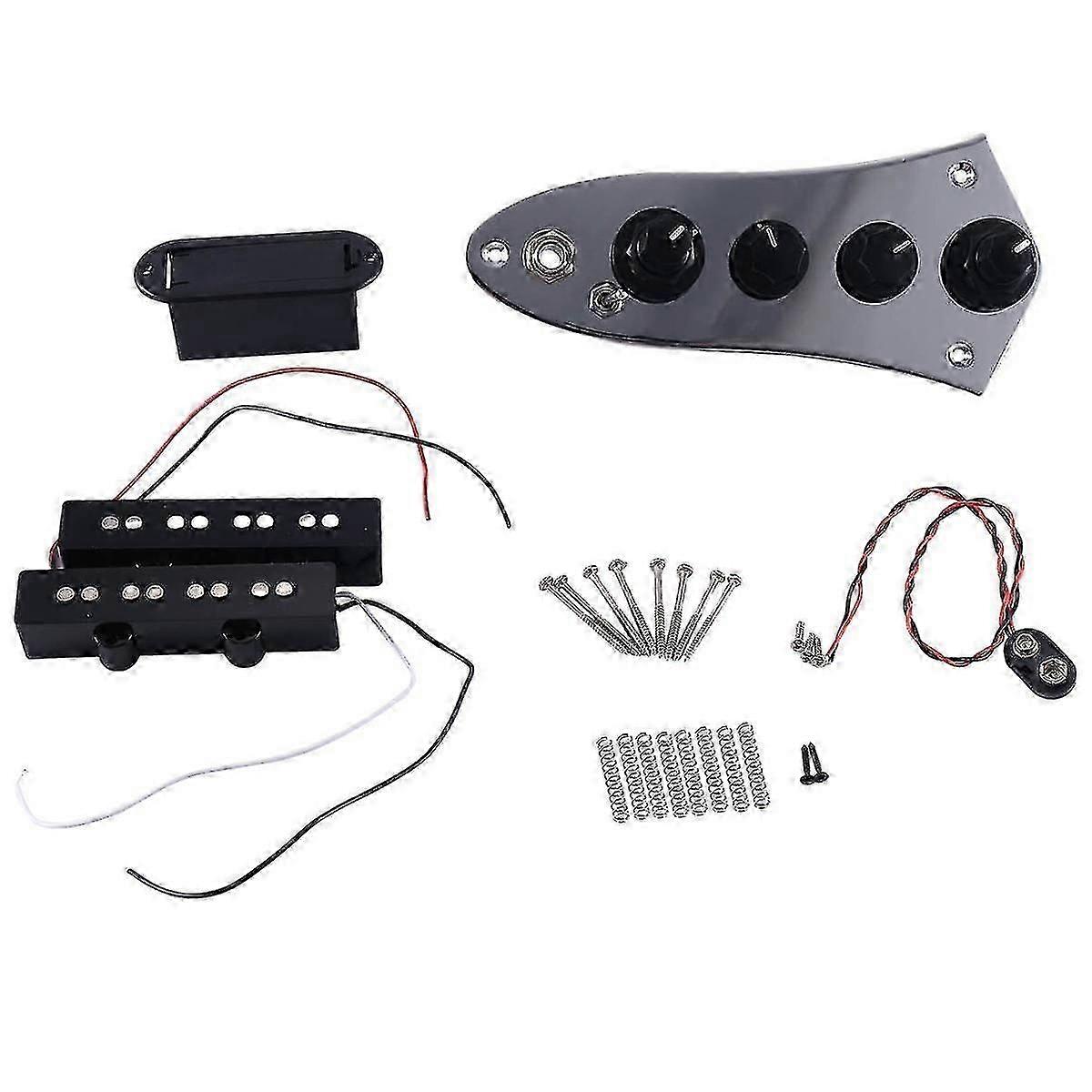 Universal 5 Jazz JB-08 Bass Loaded Control Plate for 4/5 String Parts with JB Electric Bass Pickup