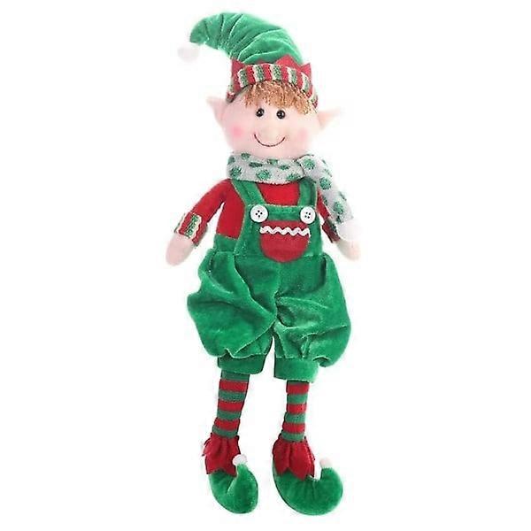 Jul plysch ben tomte docka prydnader pojkar och flickor tomte leksak dockor nytt år heminredning