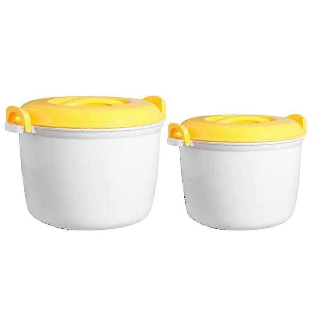 Set of 2 Microwave Rice Cooker Steamers for Household Use - Easy and Convenient Rice Cooking Solution