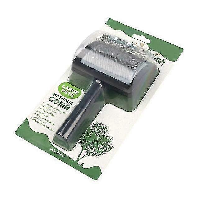 מברשת חלקלקה סיכה ארוכה במיוחד לכלבים גדולים - מברשת תיל טיפוח לשיער מט, נשירה וכלי עיסוי לחיות מחמד