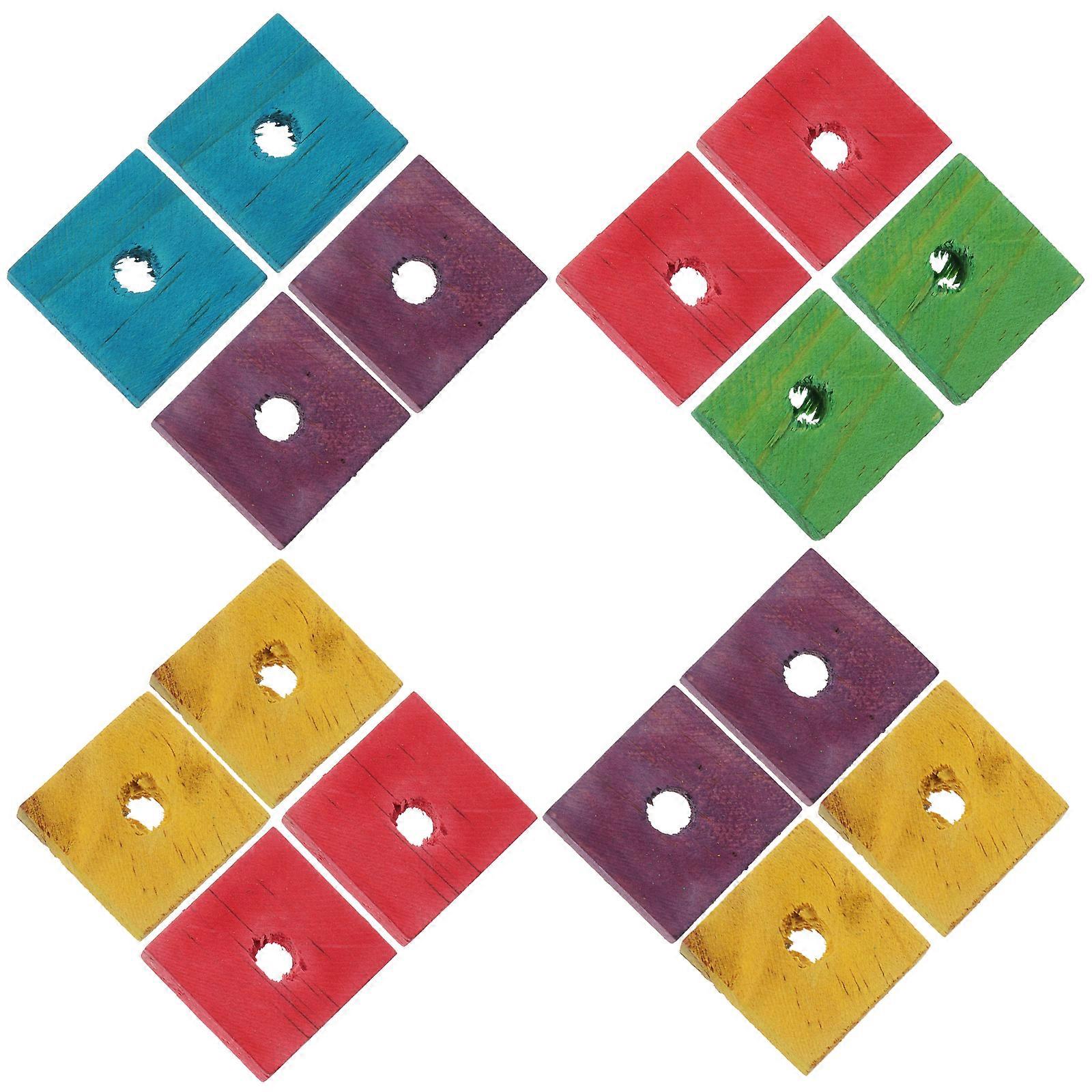 50pcs DIY Parrot Wood Clips for Chewing and Biting – Safe Bird Toy for Parrots, Cockatiels, Promotes Exercise and Fun