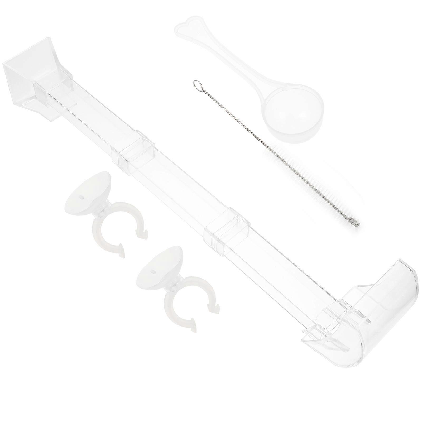 Fish Tank Feeding Tool Sinking Feeder Tube With Segmented Design For Pet Owners 1Set