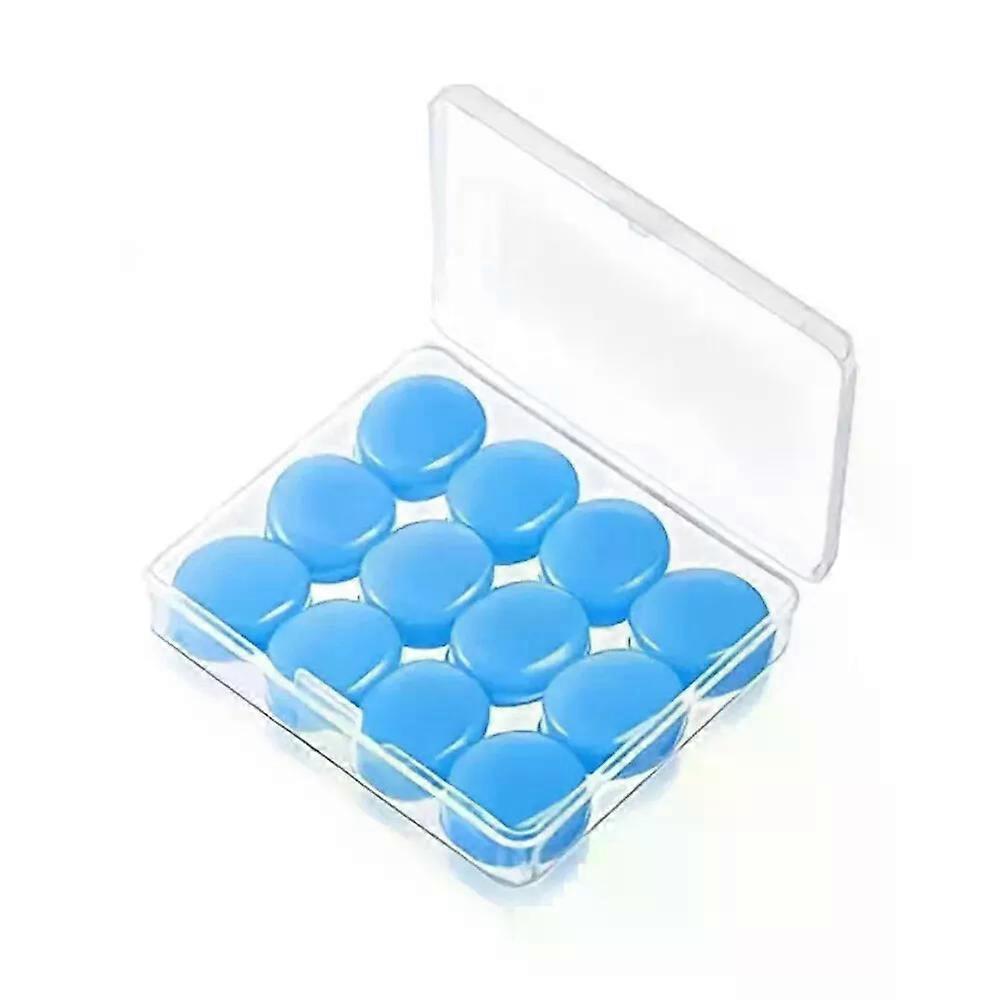 Ear Plugs, 12Pcs Soft Silicone Noise Cancelling Reusable Mouldable for Sleep Swim