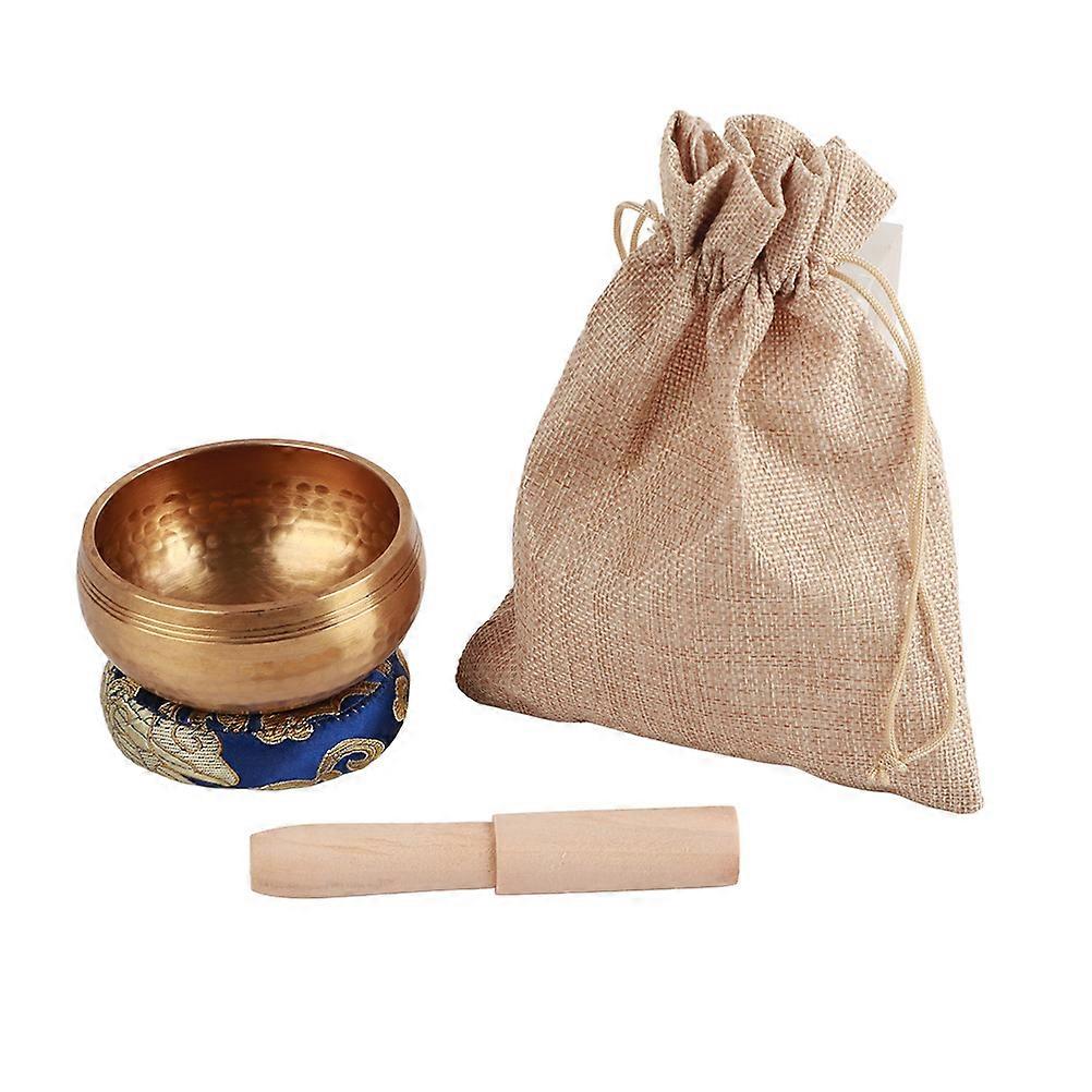 Singing Bowls Set Meditation Bowl with Cushion Mallet and Storage Bag Meditation Sound Bowl Handcrafted in Nepal