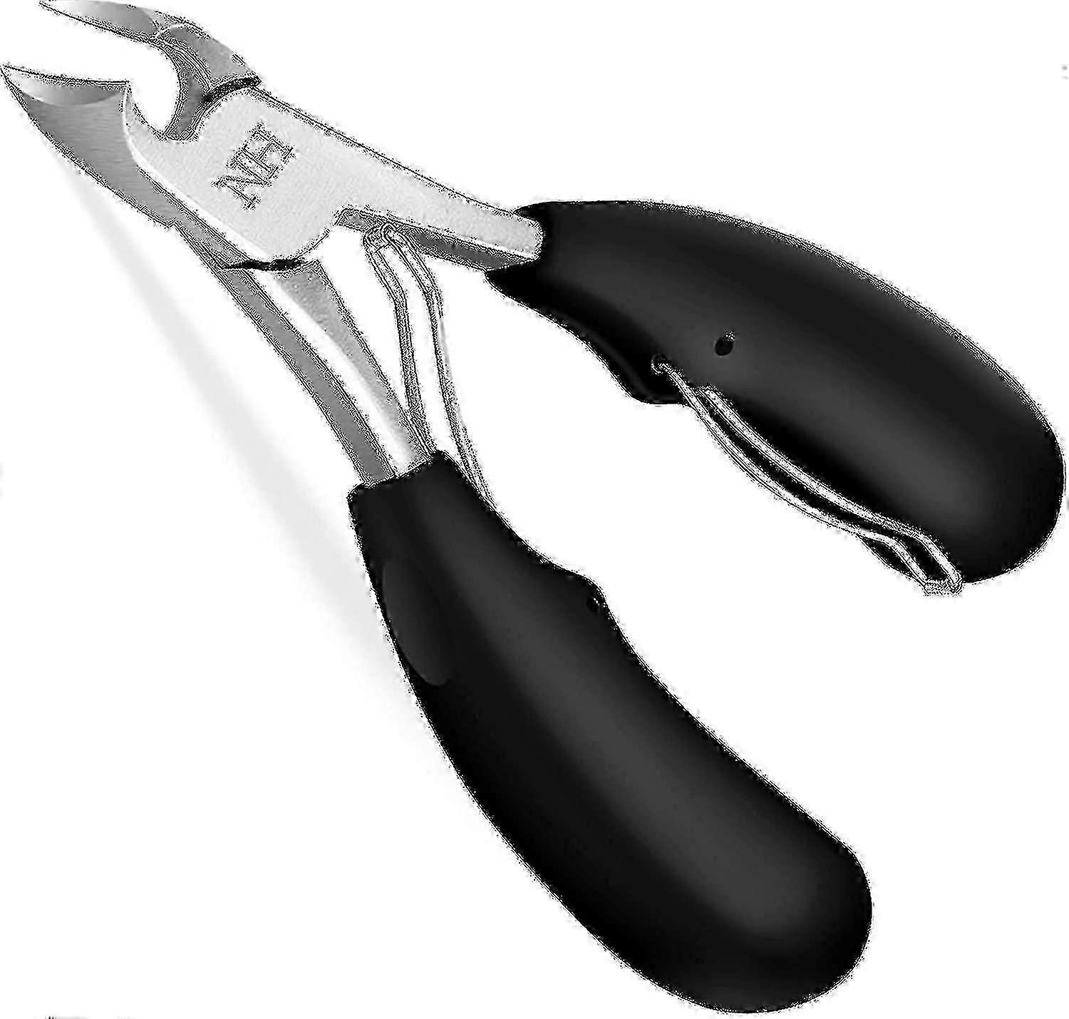 Professional Podiatrist Toe Nail Clippers - Thick & Ingrown Toe Nail Clippers for Men & Seniors - Super Sharp Curved Blades - Pedicure Cutters