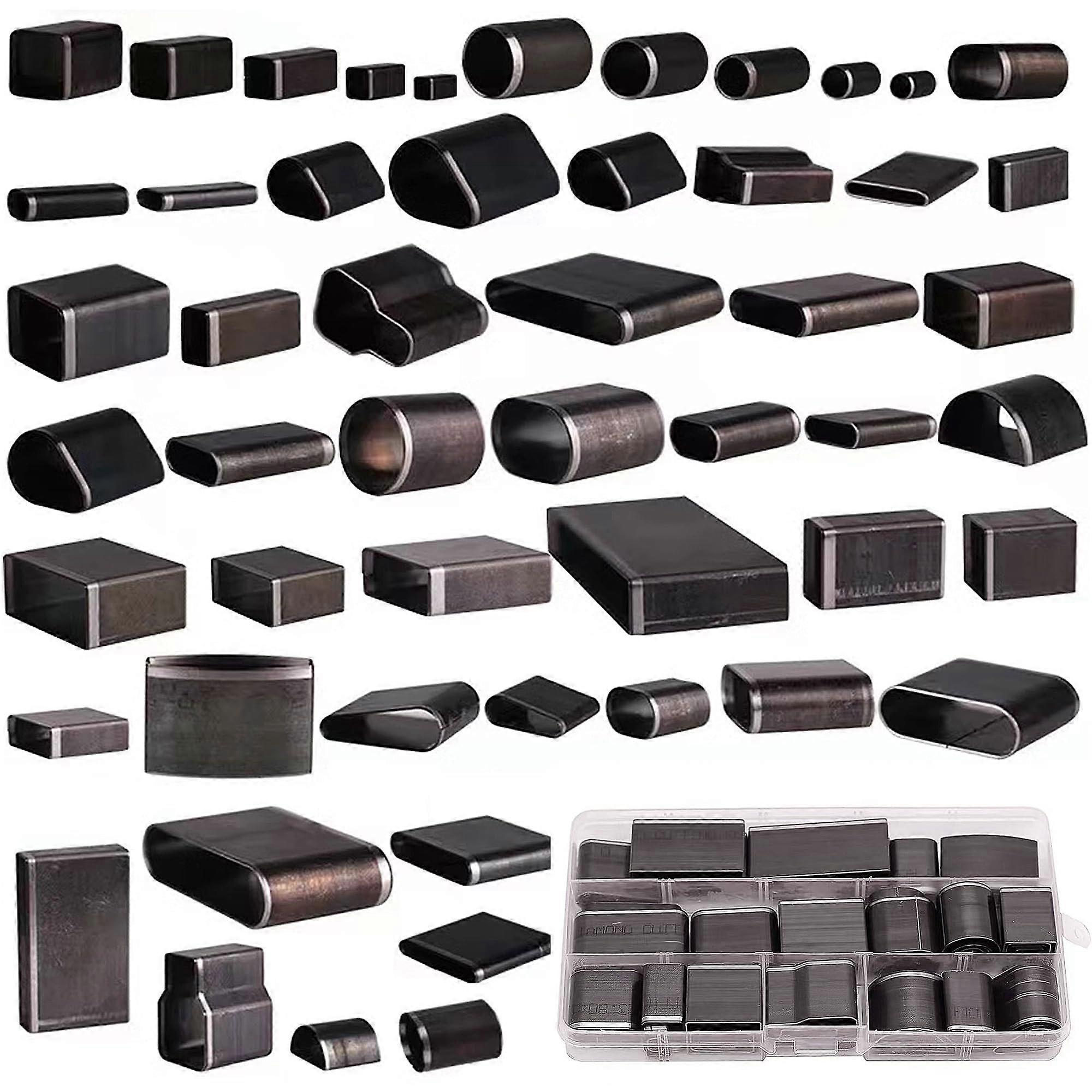 52 Shapes Style Leather Punching Tool, Punching Handmade DIY Punching Tool Hole Hollow Punch Set Hole Tools for Leather