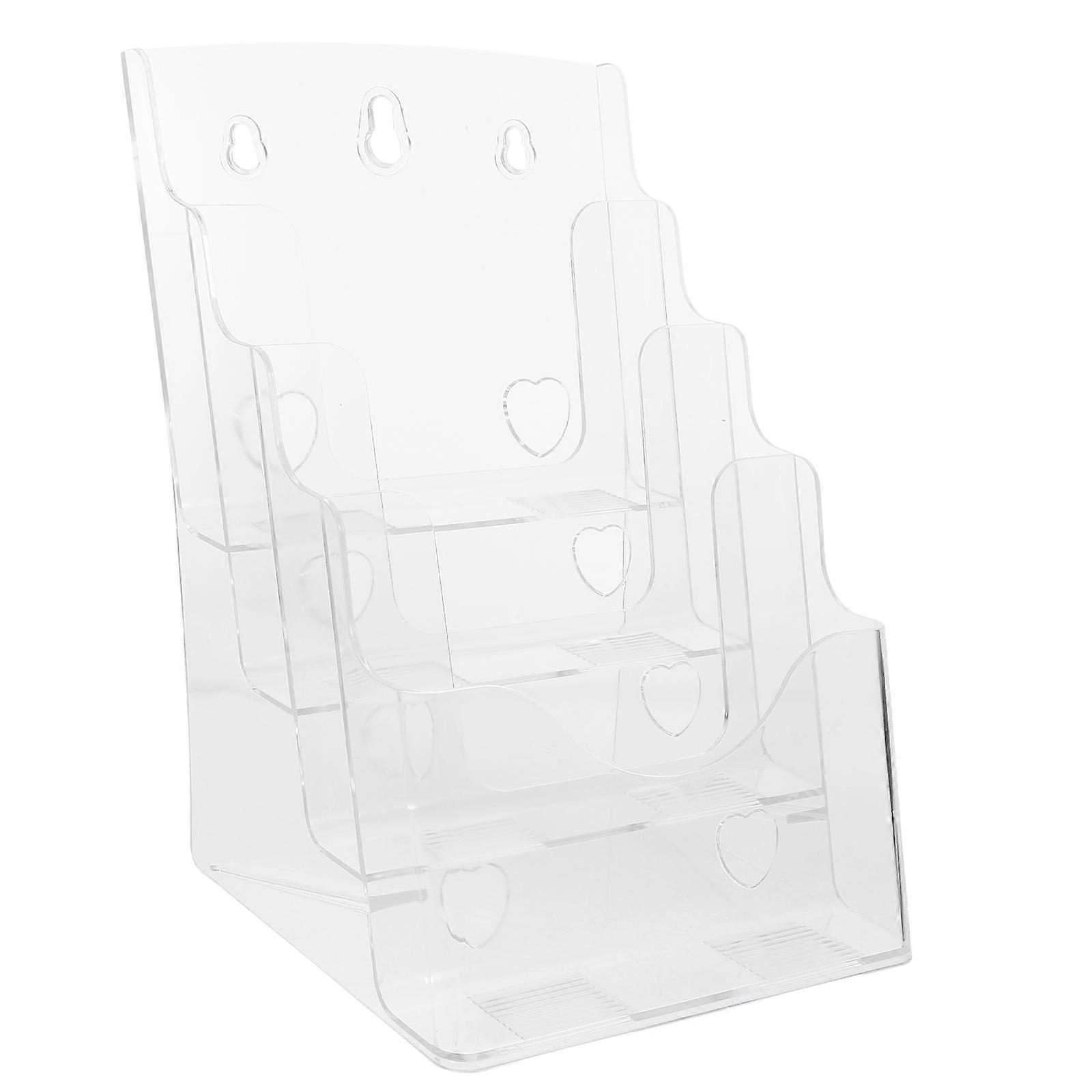 Literature Organizer Transparent Clear Visibility for Display Needs