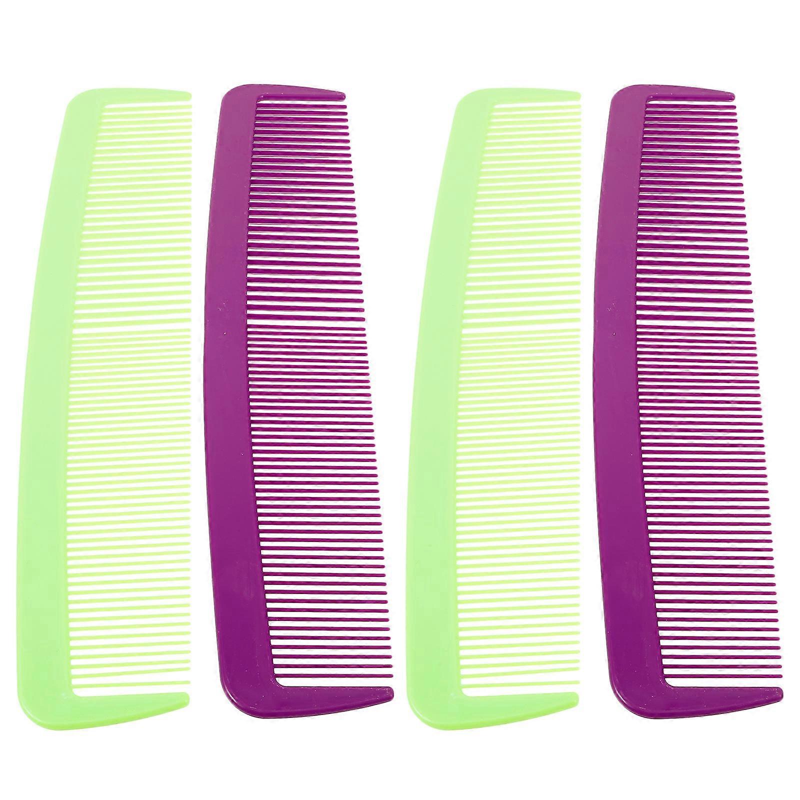 Giant Comb Prank Item Suitable For Halloween Events Props Colorful Material 14.8X3X0.1In 4Pcs
