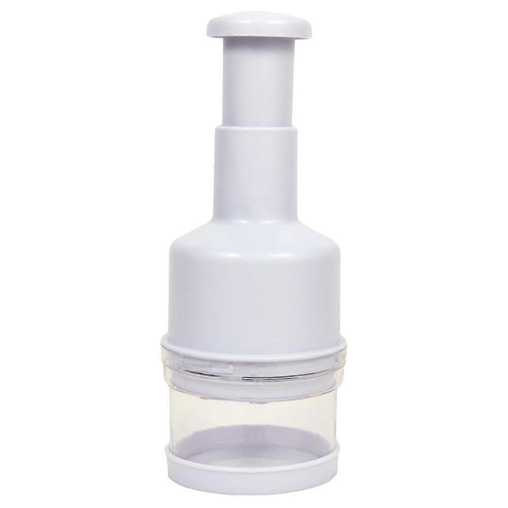 Kitchen Gadgets Multi-Function Manual Garlic Press Shredder Vegetable White 1Pc