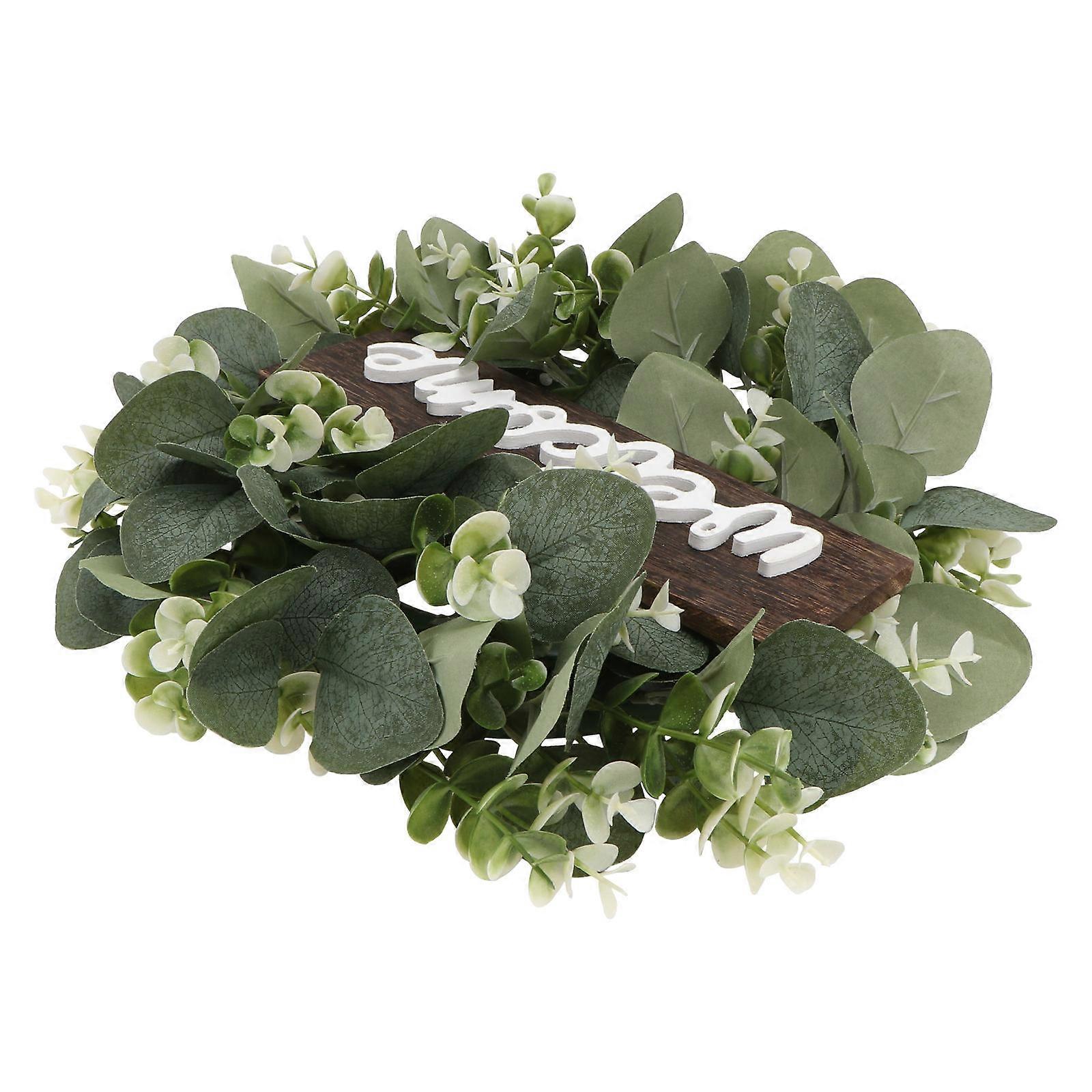 Artificial Flower Vine for Decor Plastic Green Spring Door Hanging 1 Pc