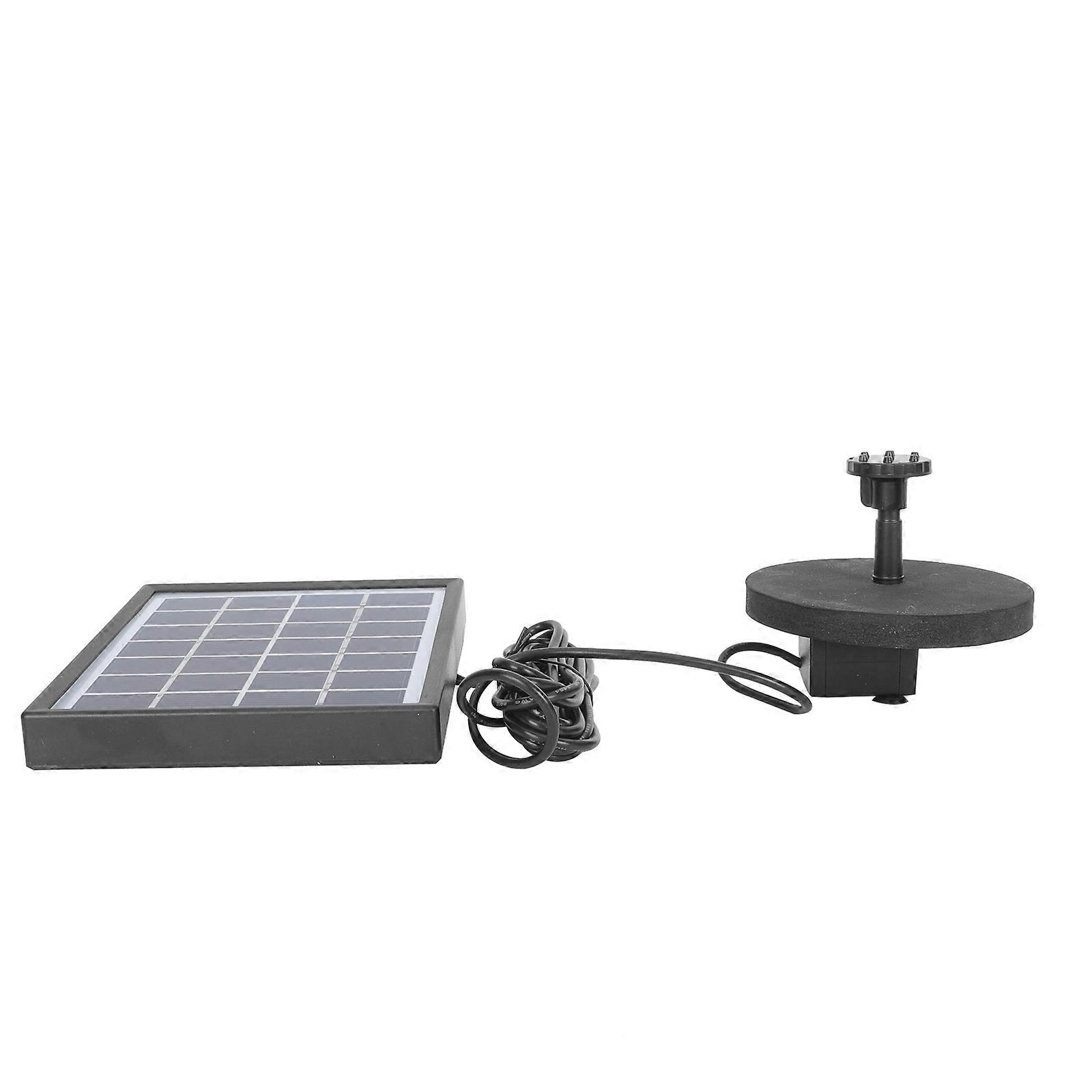 1 Set Pond Solar Fountain For Garden Decor Solar Powered Pump 14x14cm Lightweight Design