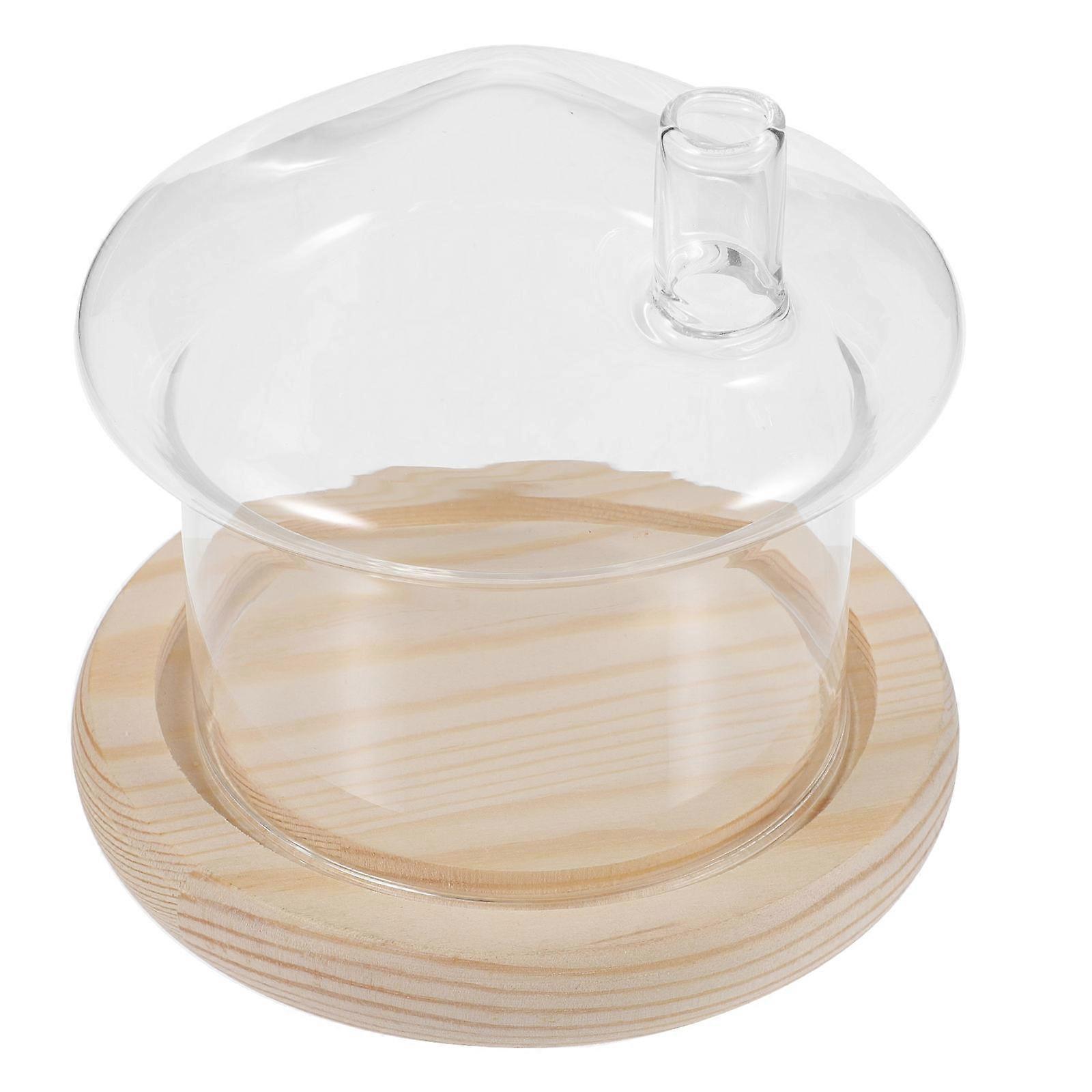 Delicate Design House Shape Flower Dome Display Cases For Party Decorations 1Set