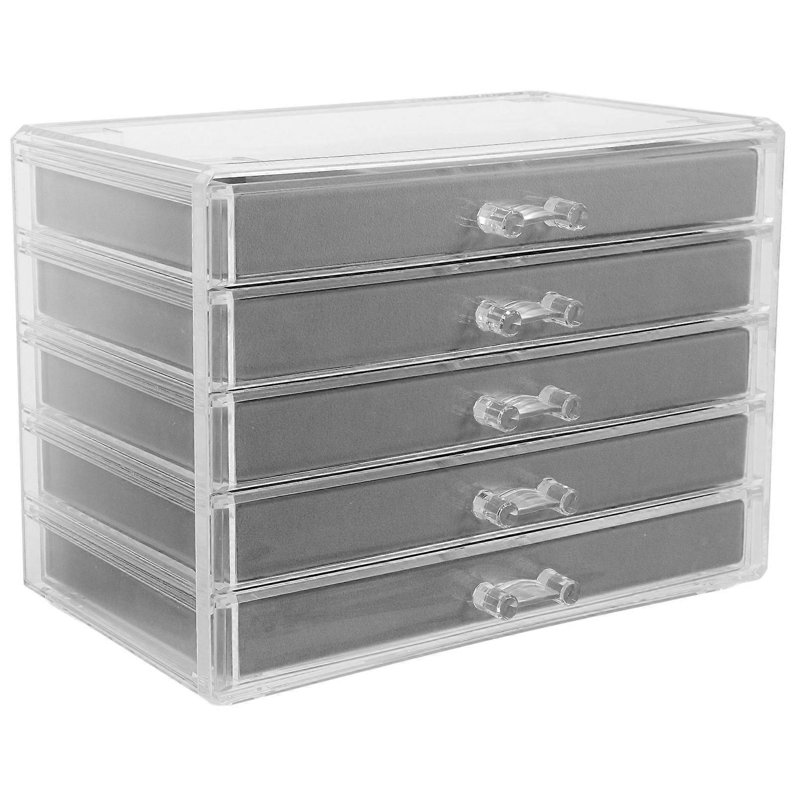 Rock Collection Box for Display Use with Multi Grid Compartments