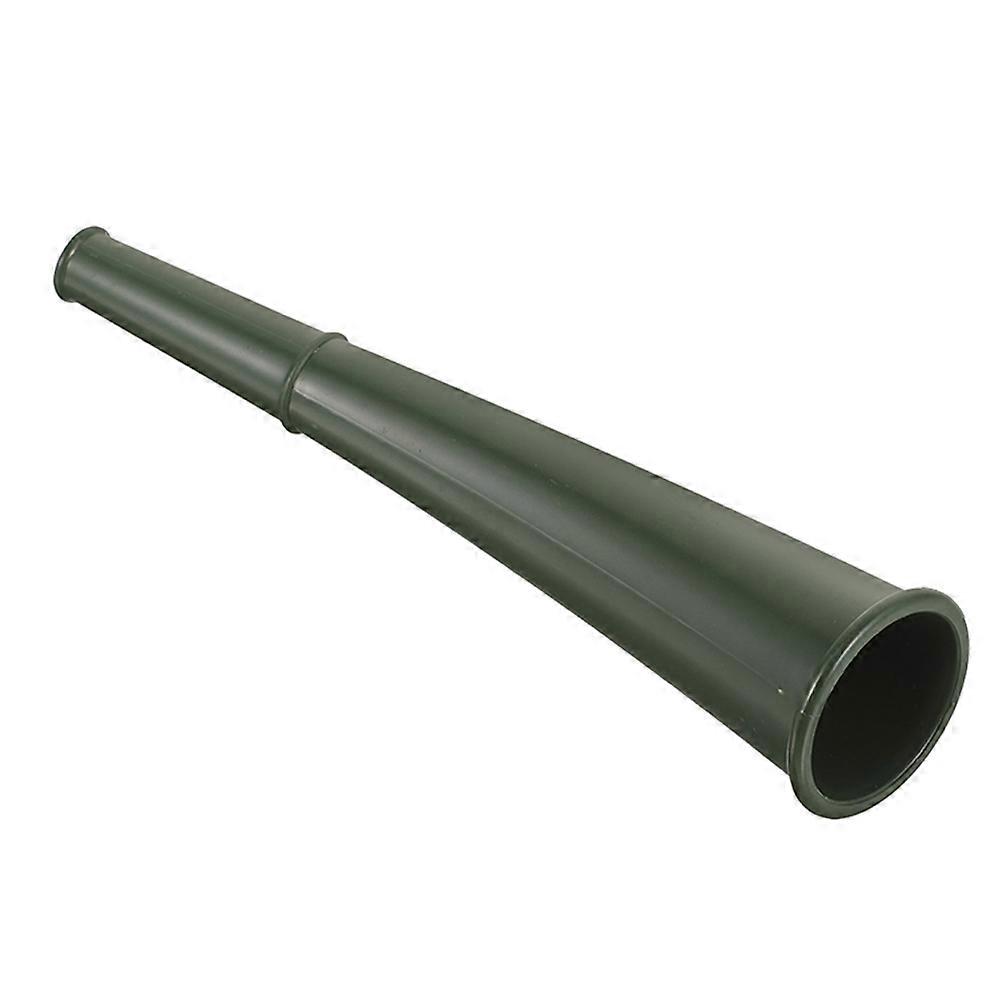 Green Plastic Training Horn for Outdoor Use Portable Cheer Prop for Playing 1 Piece