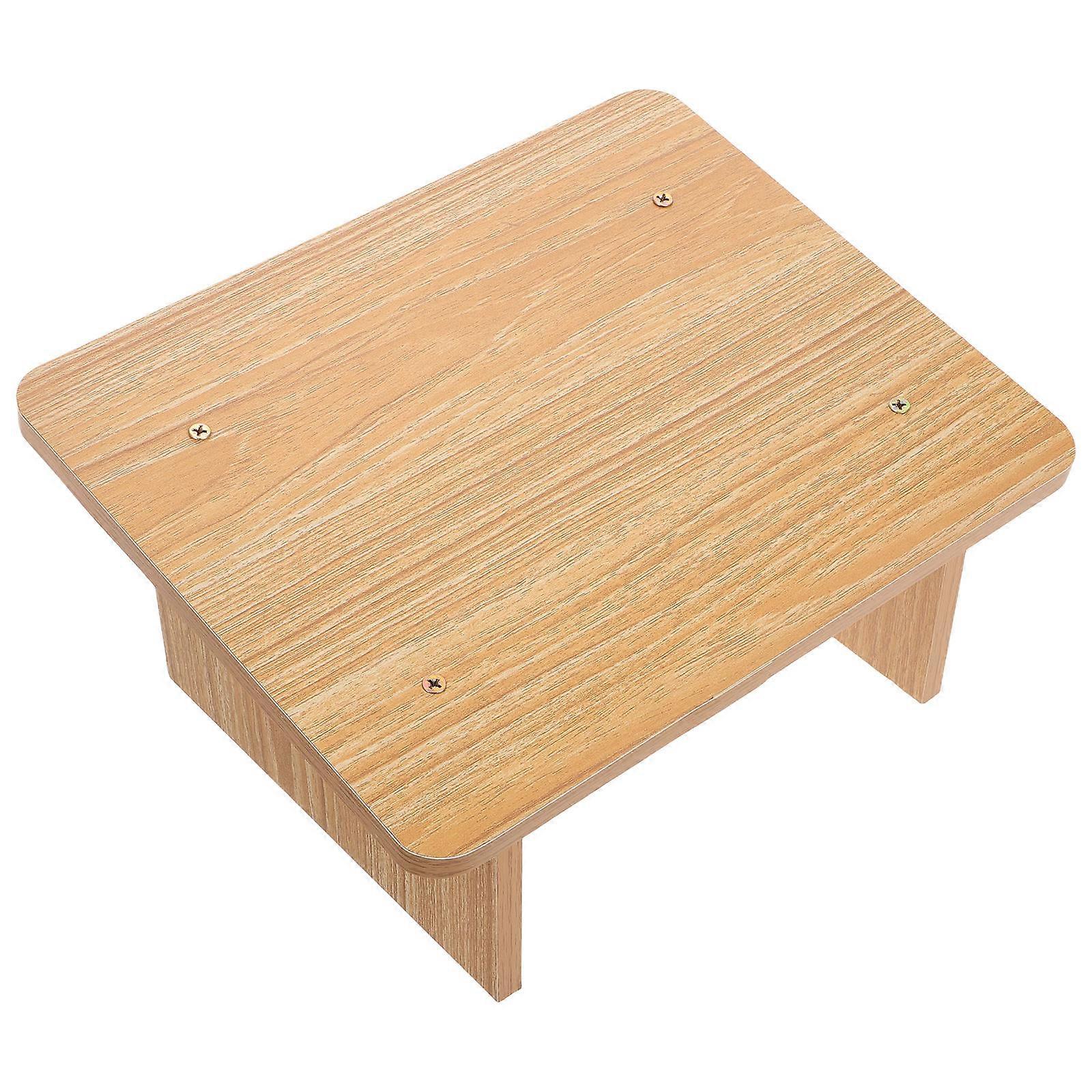 Wooden Footrest Foot Stool for Office Use Durable Non Slip Foot Stool