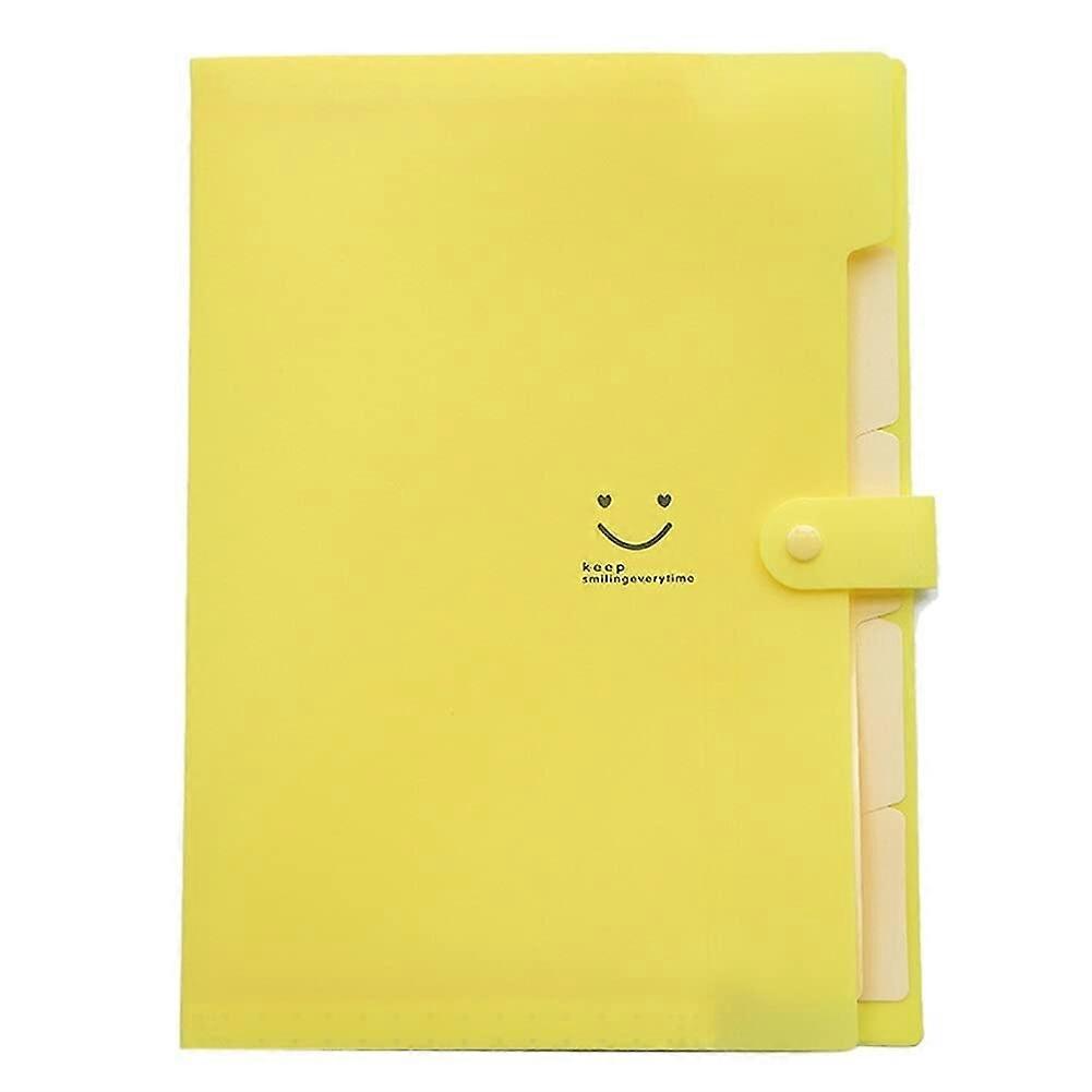 Accordion File Folder Expandable File Folder Paper Document Organizer Folder for School Office for Home Office (Color: B)