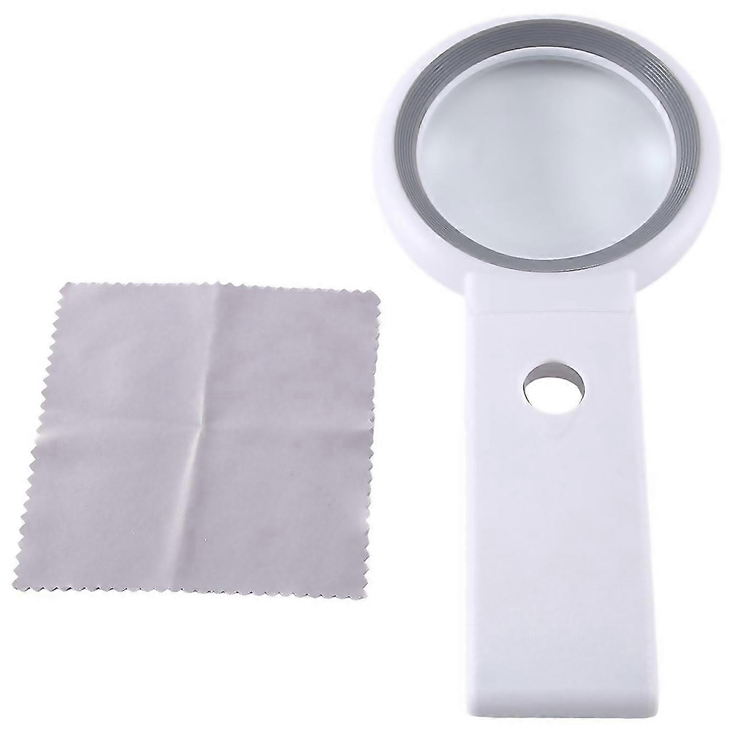 For magnifying glass with light and stand 30 x 10 x foldable reading magnifier with 18 led light for