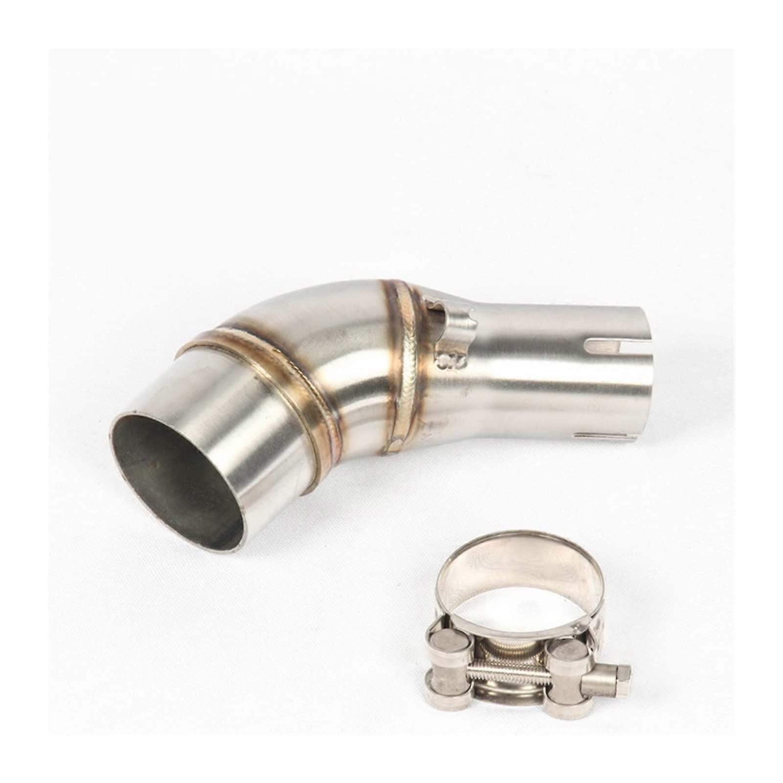 Motorcycle Accessories 51MM Slip On Exhaust Mid Link Pipe Silencer for Yamaha YZF-R3 YZF-R25 MT03 MT25