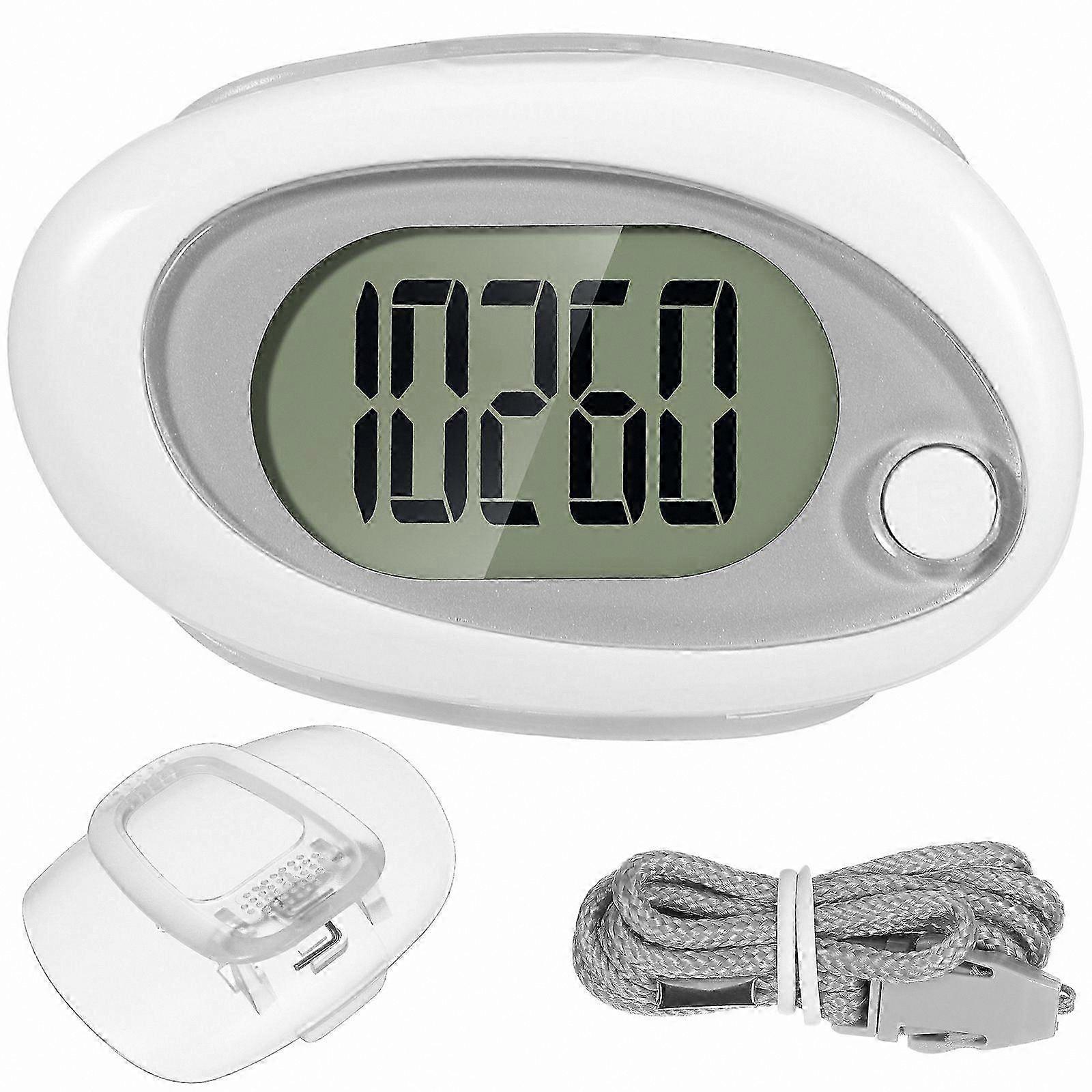 Portable Step Tracker for Walking and Hiking - Clip-On Pedometer for Outdoor Activity Monitoring