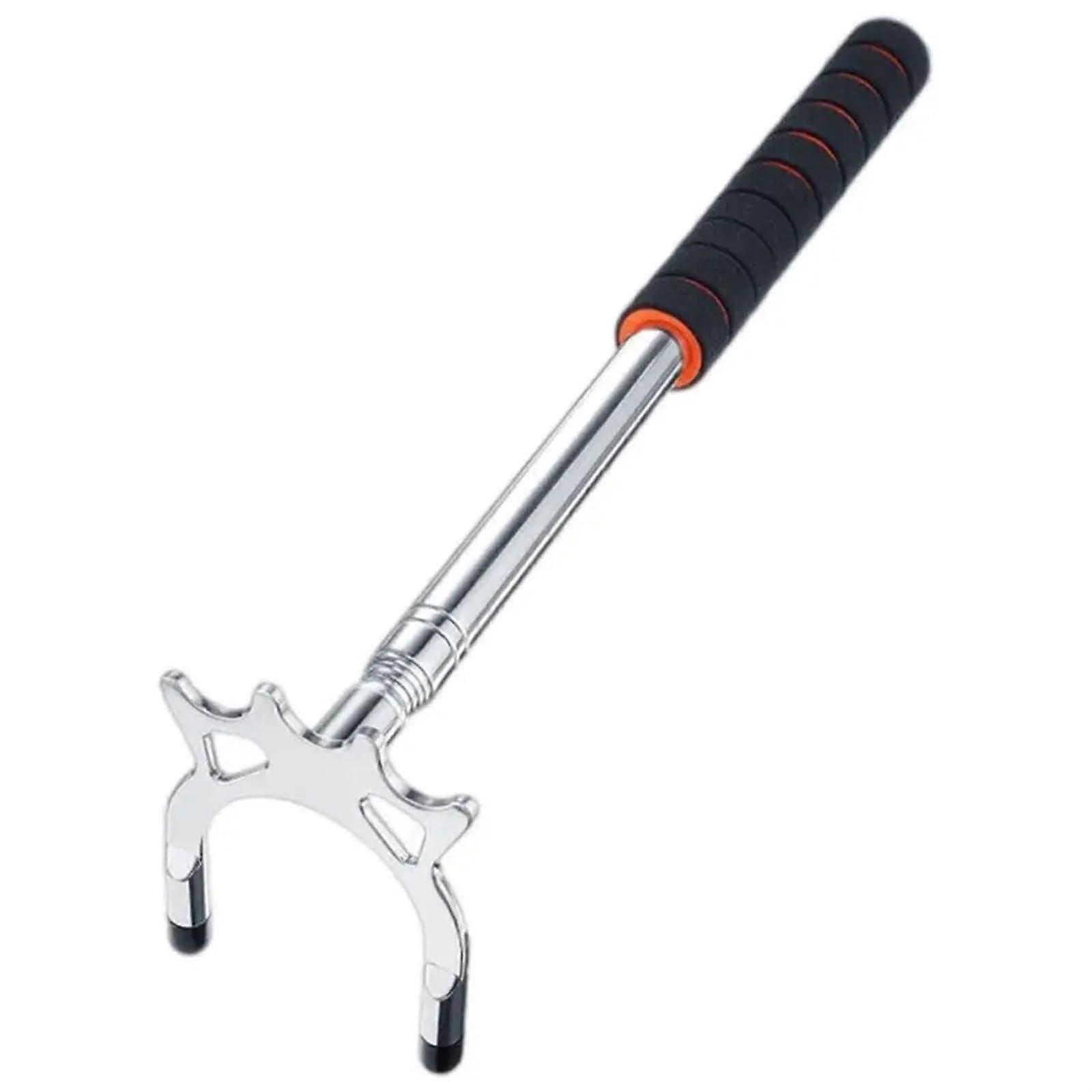 Telescopic Billiards Pool Cue Bridge Stick with Adjustable Height Bridge Head for Snooker and Pool Tables Overall Length 1 Meter
