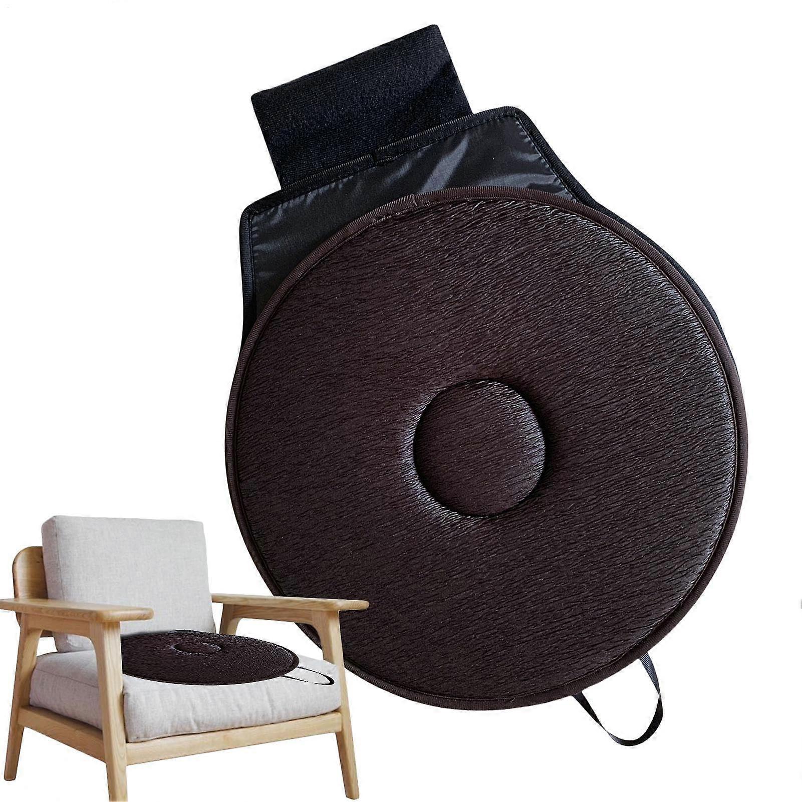 Rotating Seat Cushion Easy 360° Swivel Switch Portable Round Car Seat Assistant Elderly Support for Car, Office, Home