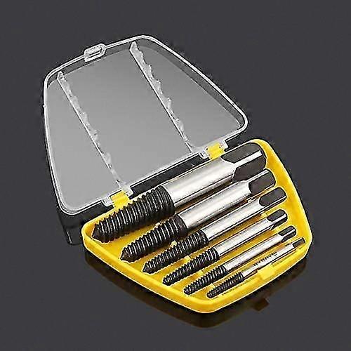6pcs Screw Extractor Kit for Damaged Broken Bolt Removal Tool Set