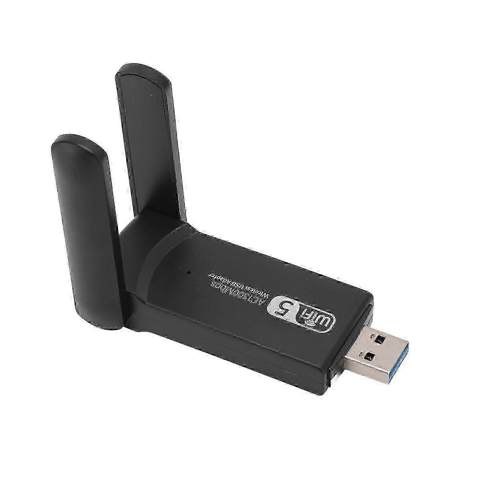 USB 3.0 WiFi Adapter with Dual Band Connectivity up to 2.4GHz & 5GHz for Windows 11, 10, OS X, Linux - A-W Antennas