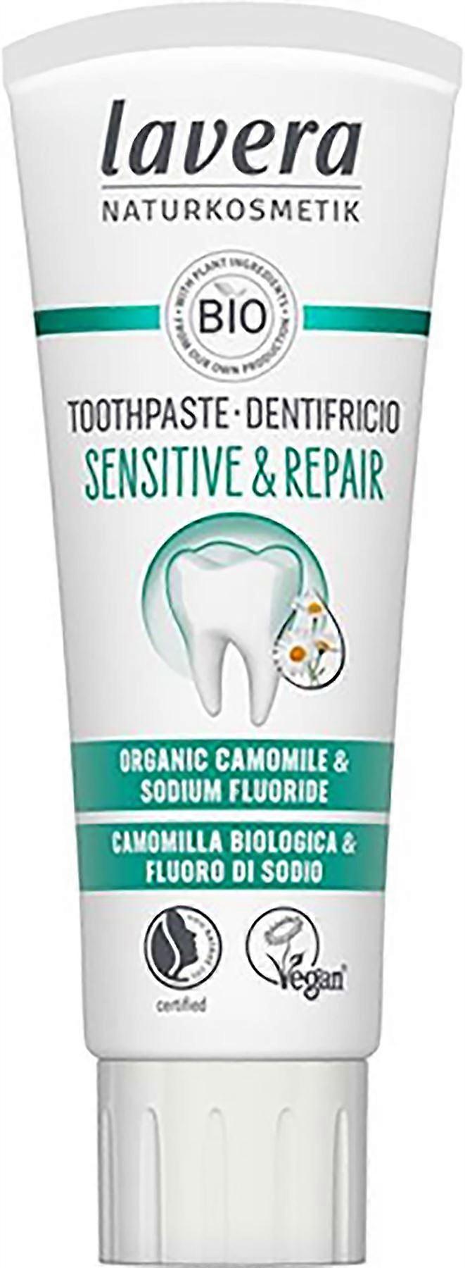 Lavera Sensitive & Repair Toothpaste 75ml - 2 Pack