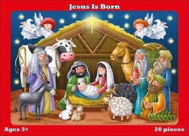 Jesus Is Born Jigsaw Puzzle by Authentic Media Paperback Book