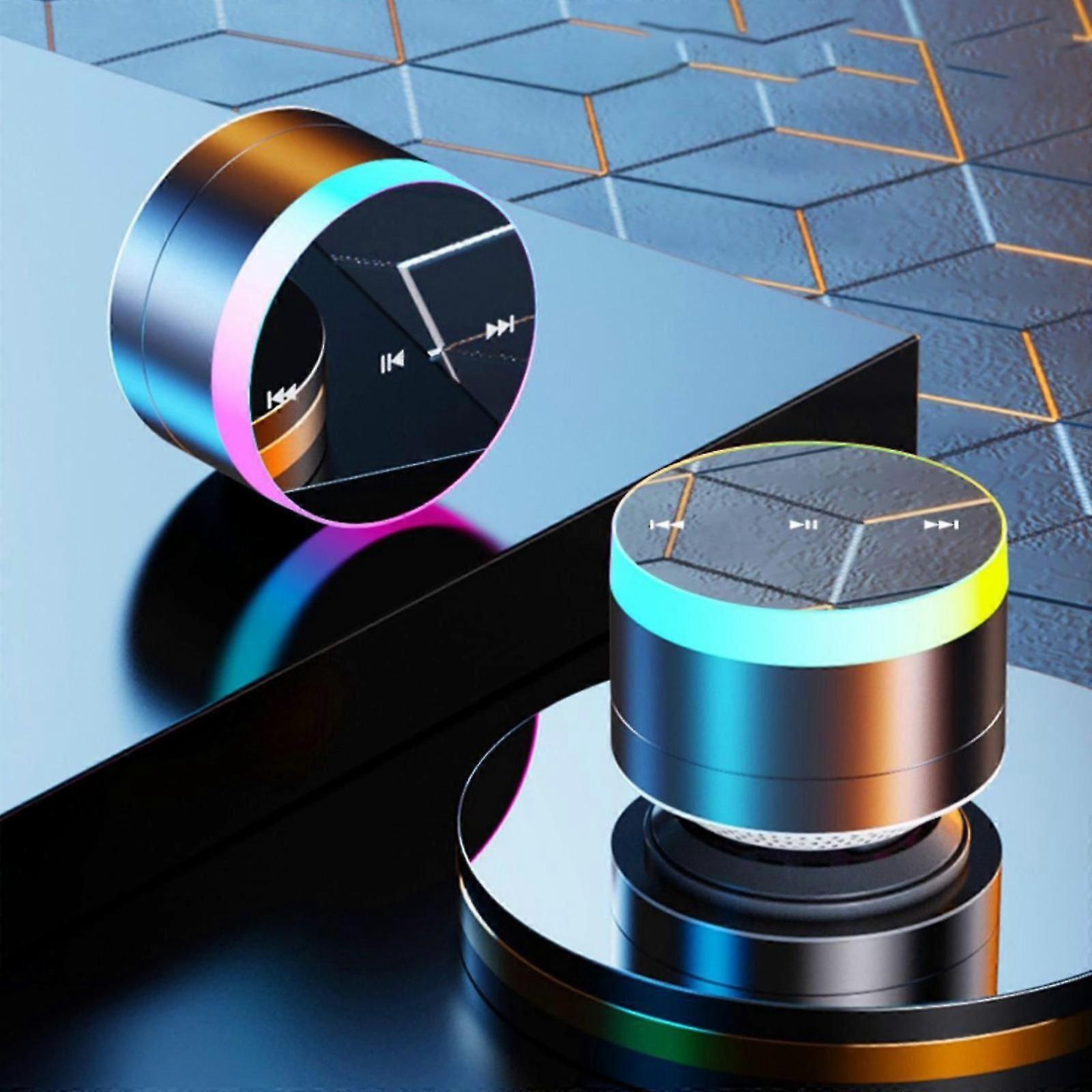 Portable Wireless Bluetooth Speake With High Definition Mirror Surface, Stereo,Outdoor Speake With Bluetooth 5.0