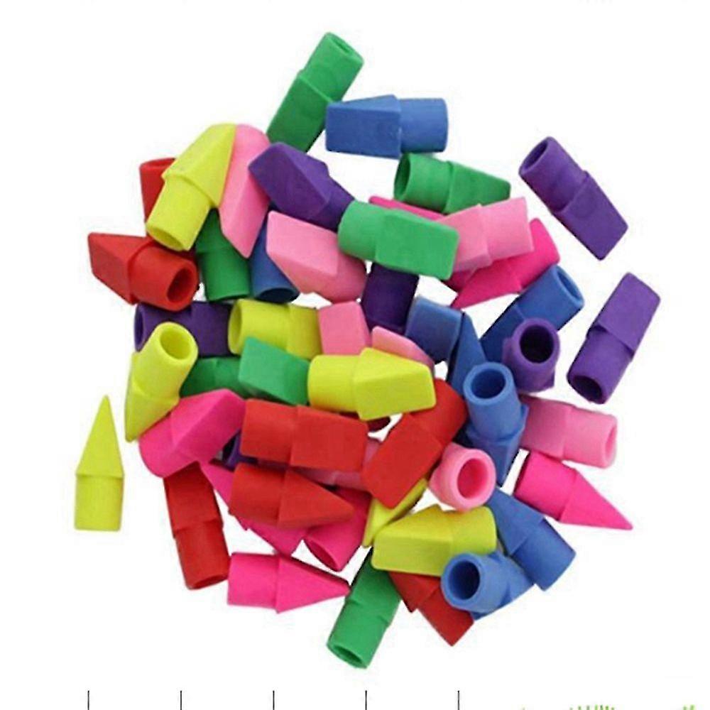 Gomme da cancellare, gomme per matite, gomme per matite, tappi per gomme, tappi per gomme, tappi per gomme per matite colorate, gomme per la scuola per bambini, uso in casa, scuola, ufficio 5