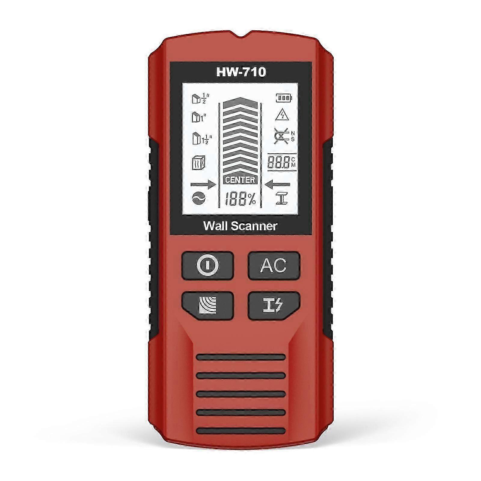 Handheld 5-in-1 Metal and Wall Detector Scanner for Accurate Stud Finding and DIY Home Improvement Projects