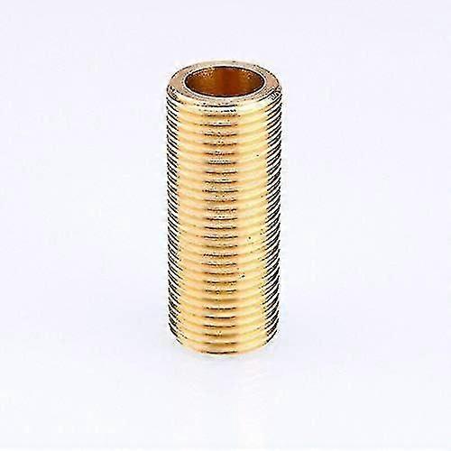 Brass threaded nipple 1/2 inch for tank connector 6mm 2pcs