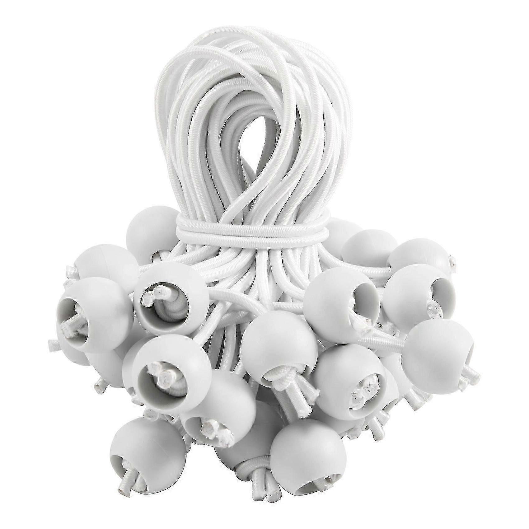 bungee cord elastic ties 50 pcs with balls for flag poles