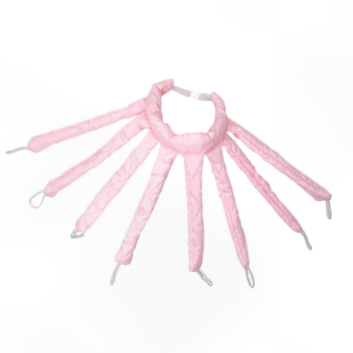 Satin Heatless Curling Headband with Wide Elastic Band for Overnight Curls, Reusable and Portable Hair Rollers Set