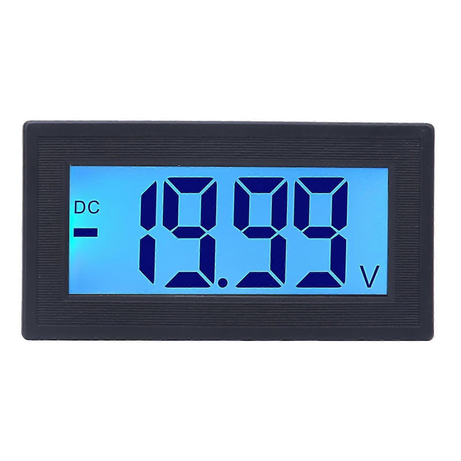 Voltmetro digitale CC YB5135DB Display LCD Misuratore di tensione AC100-240V AlimentazioneDC 0-20V