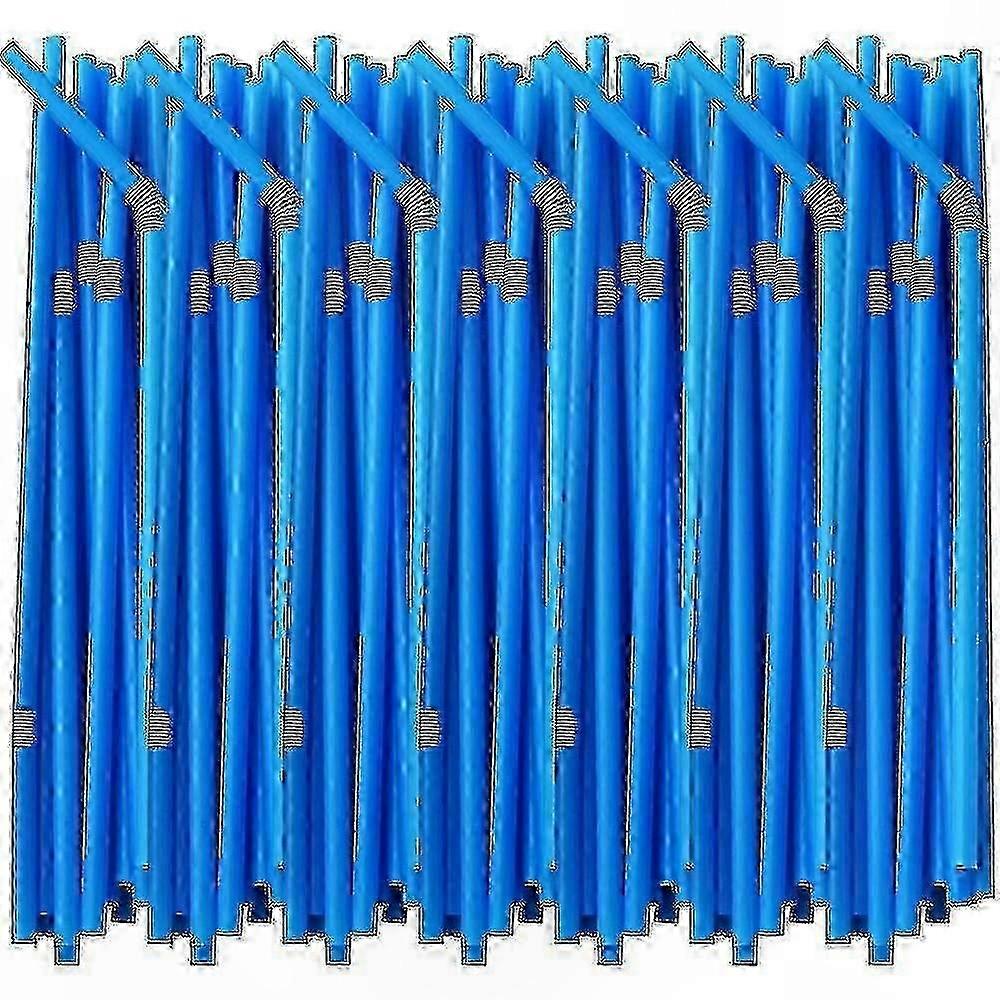 Flexible Plastic Drinking Straws - Colorful Bendy Straws for Parties and Events (100/200/500 Pack)